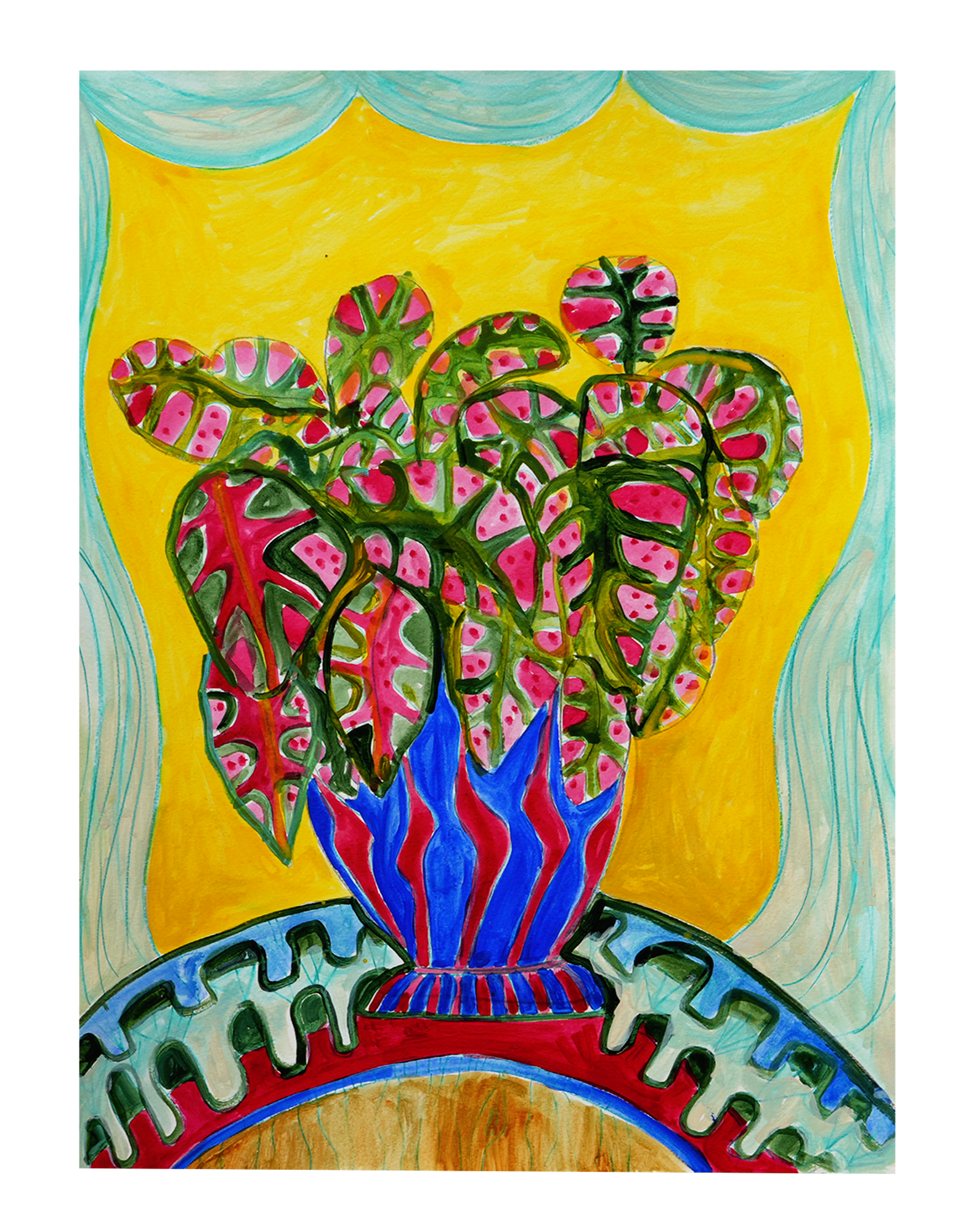 Aglaonema, 22 x 30 in, 2025