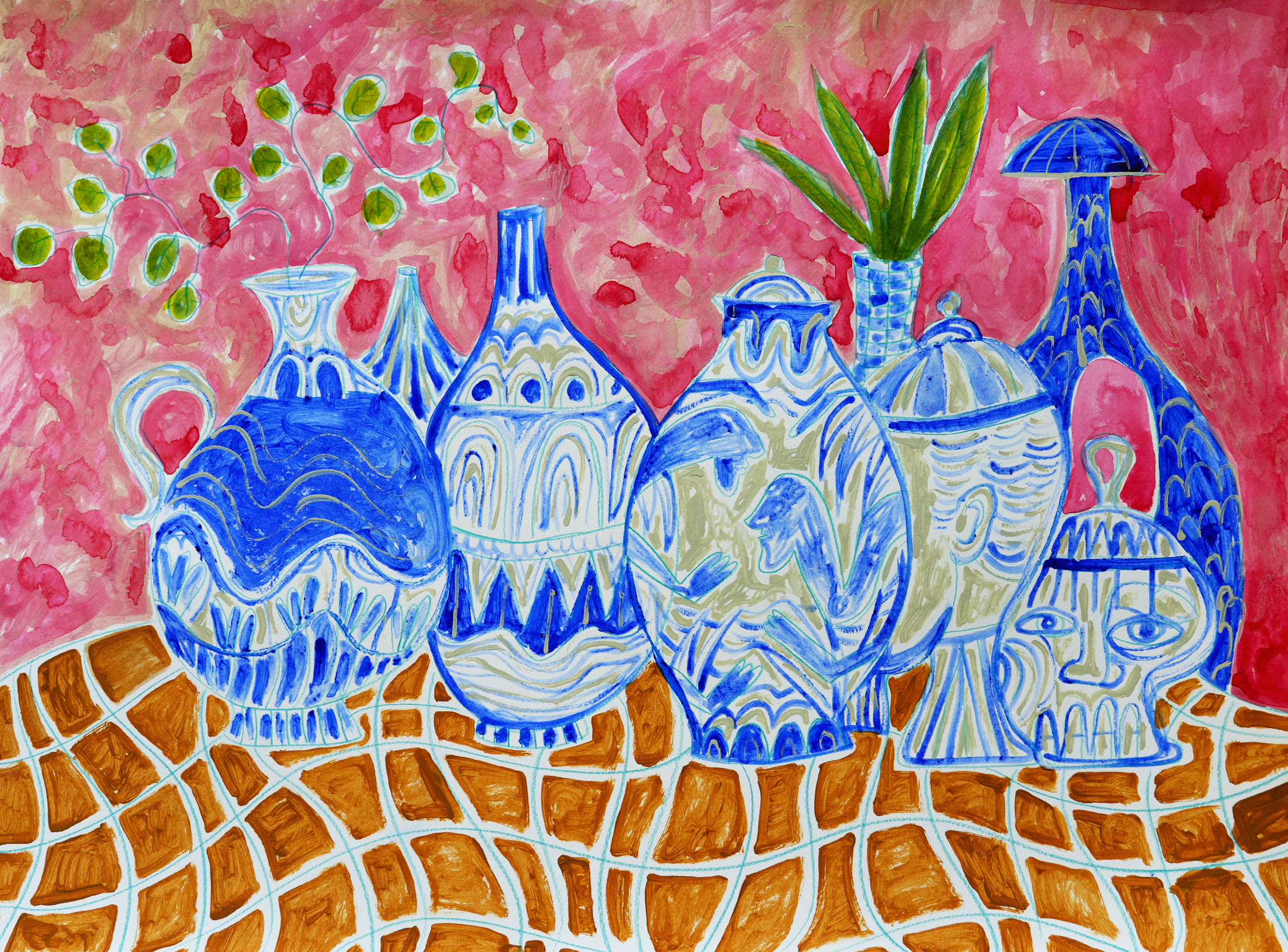 My Collection, 18 x 24 in, 2025