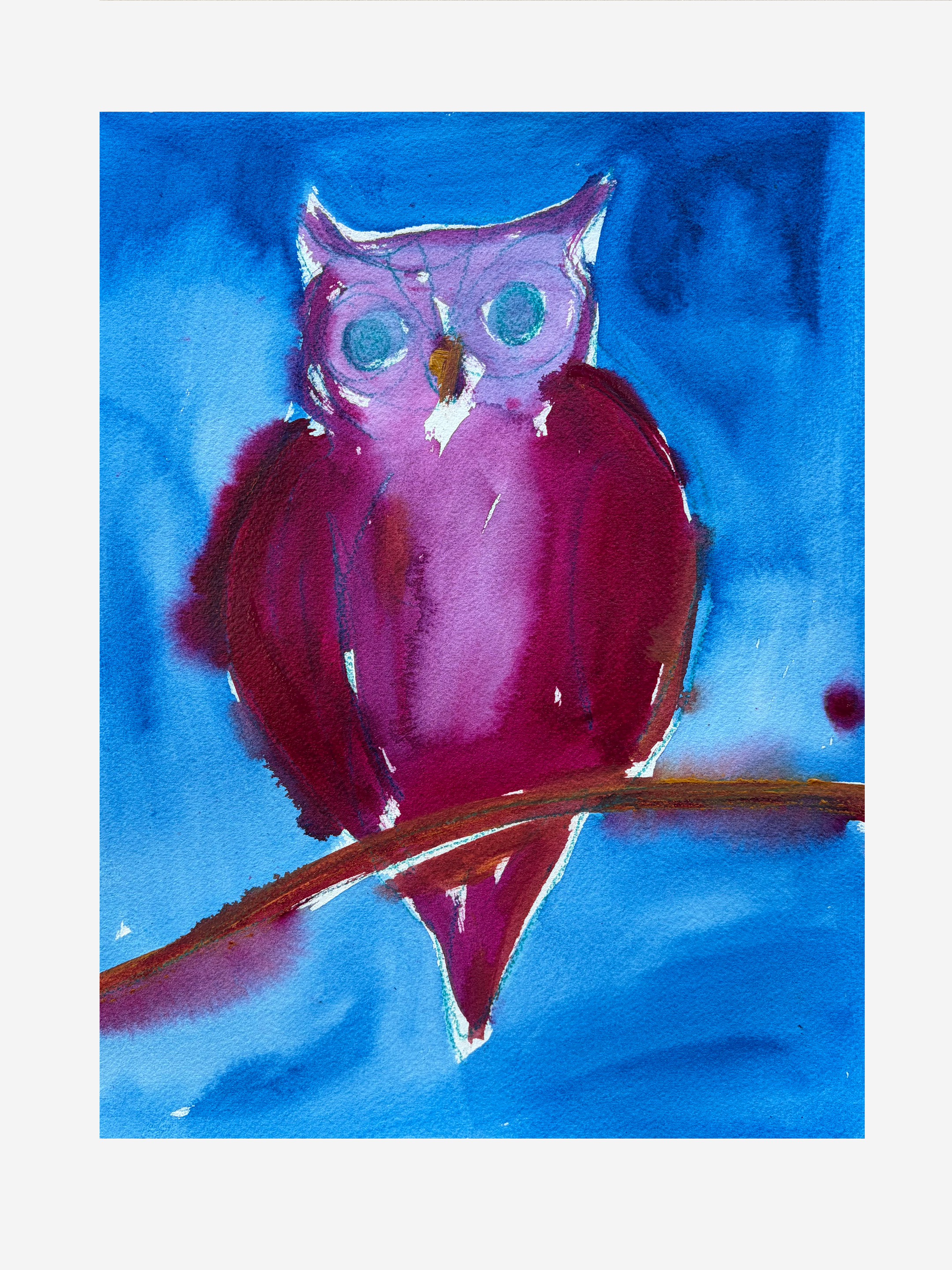Owl Drawing 003