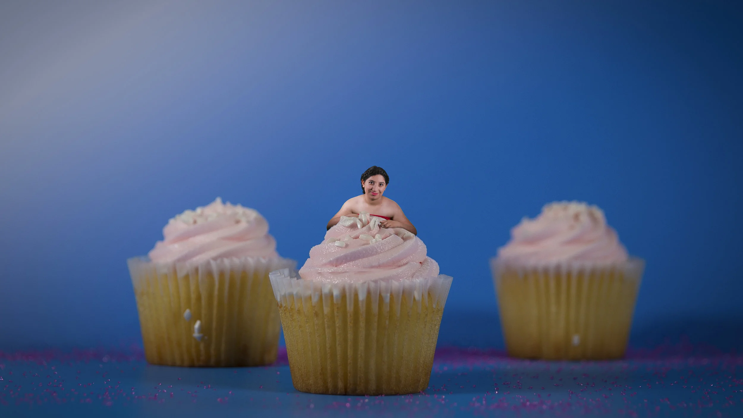  Cupcake No 9, 2019  Excerpt from  Indulgence   4.5 x 8 inches  Archival inkjet print    