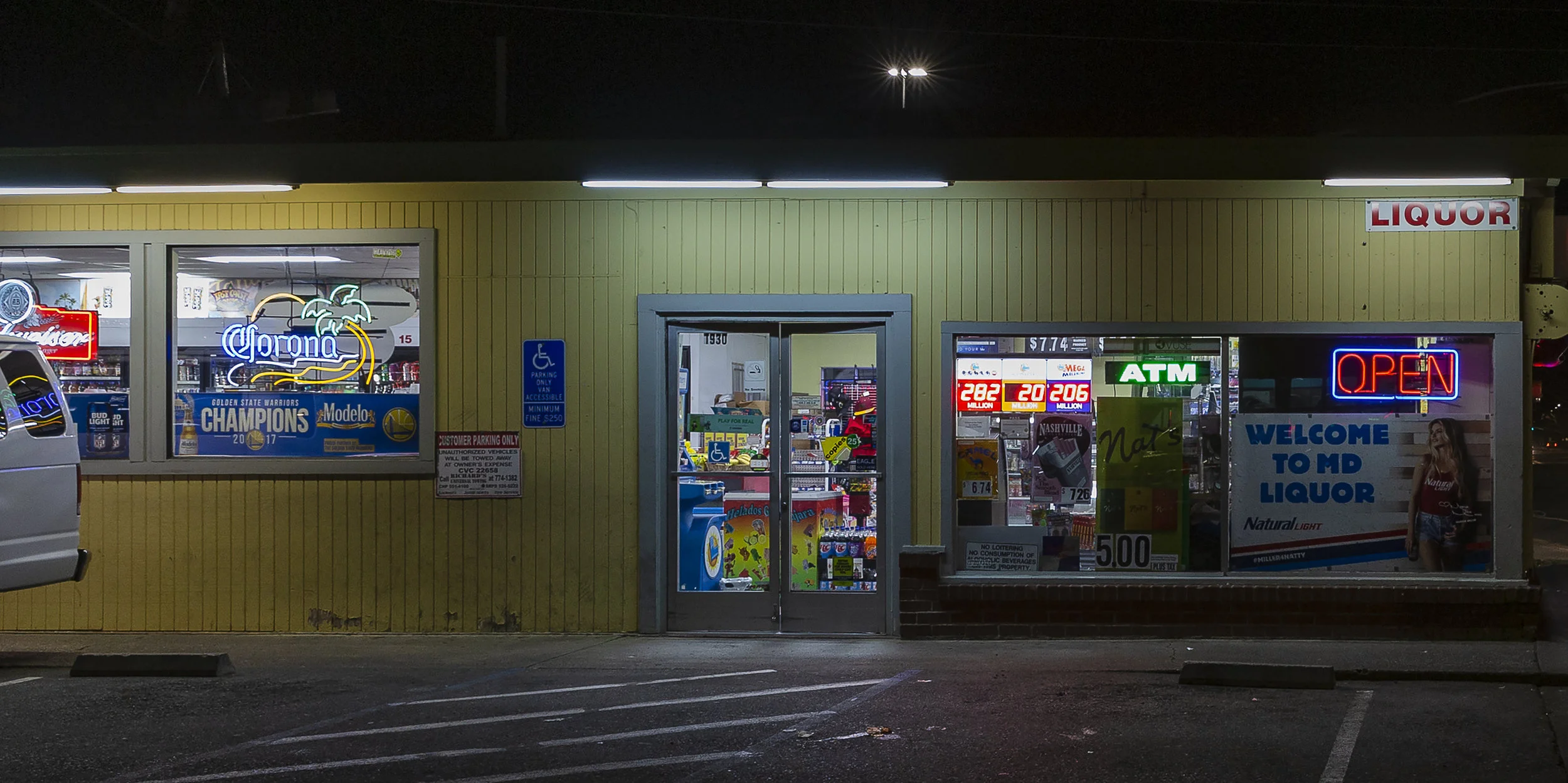  Liquor No 4, 2019  Excerpt from  Neon Liquor   7 x14 inches  Archival inkjet print    