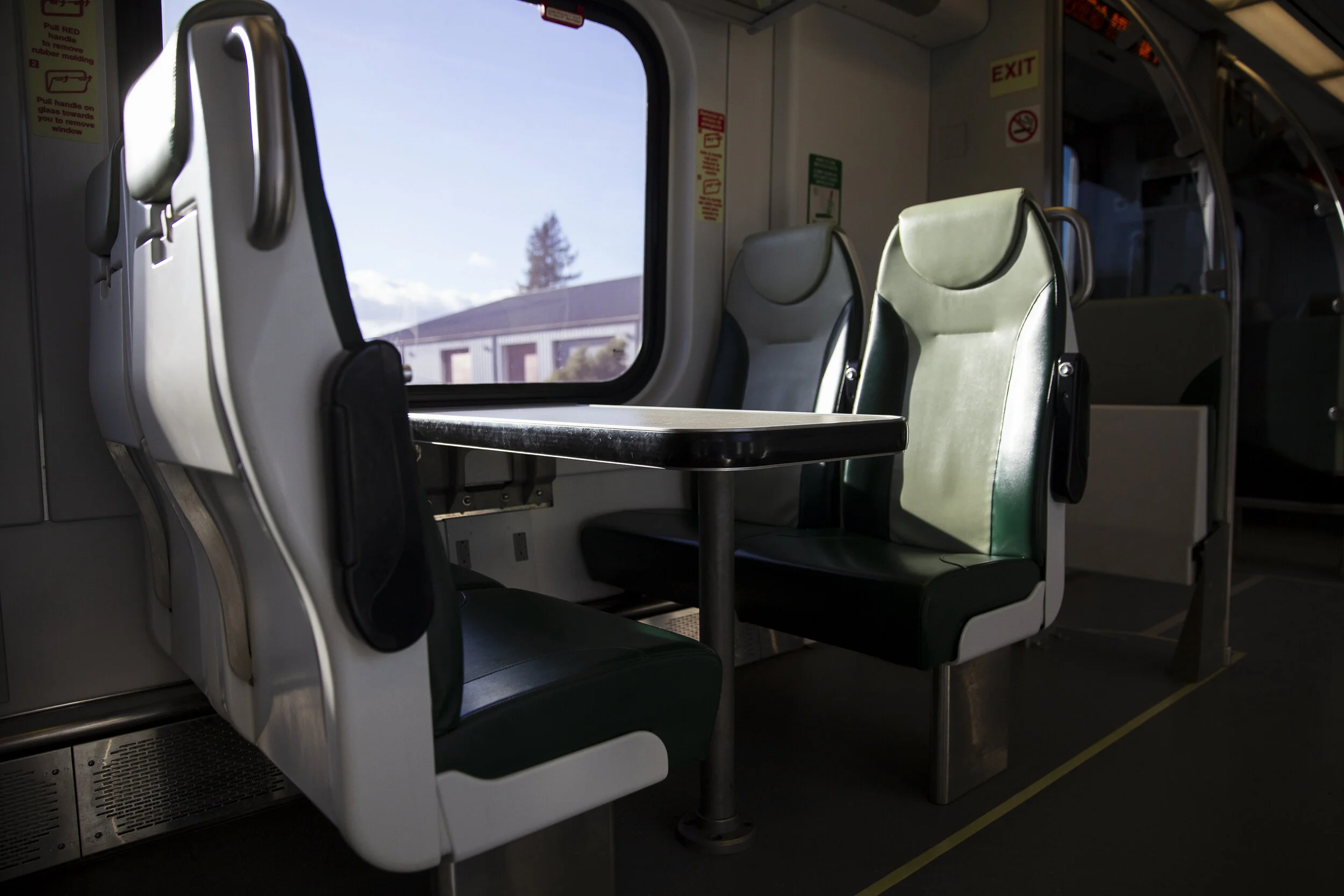 Seats on the SMART train. Sunday, Jan. 5, 2020, in Santa Rosa, CA. (Photo: Genesis Botello)