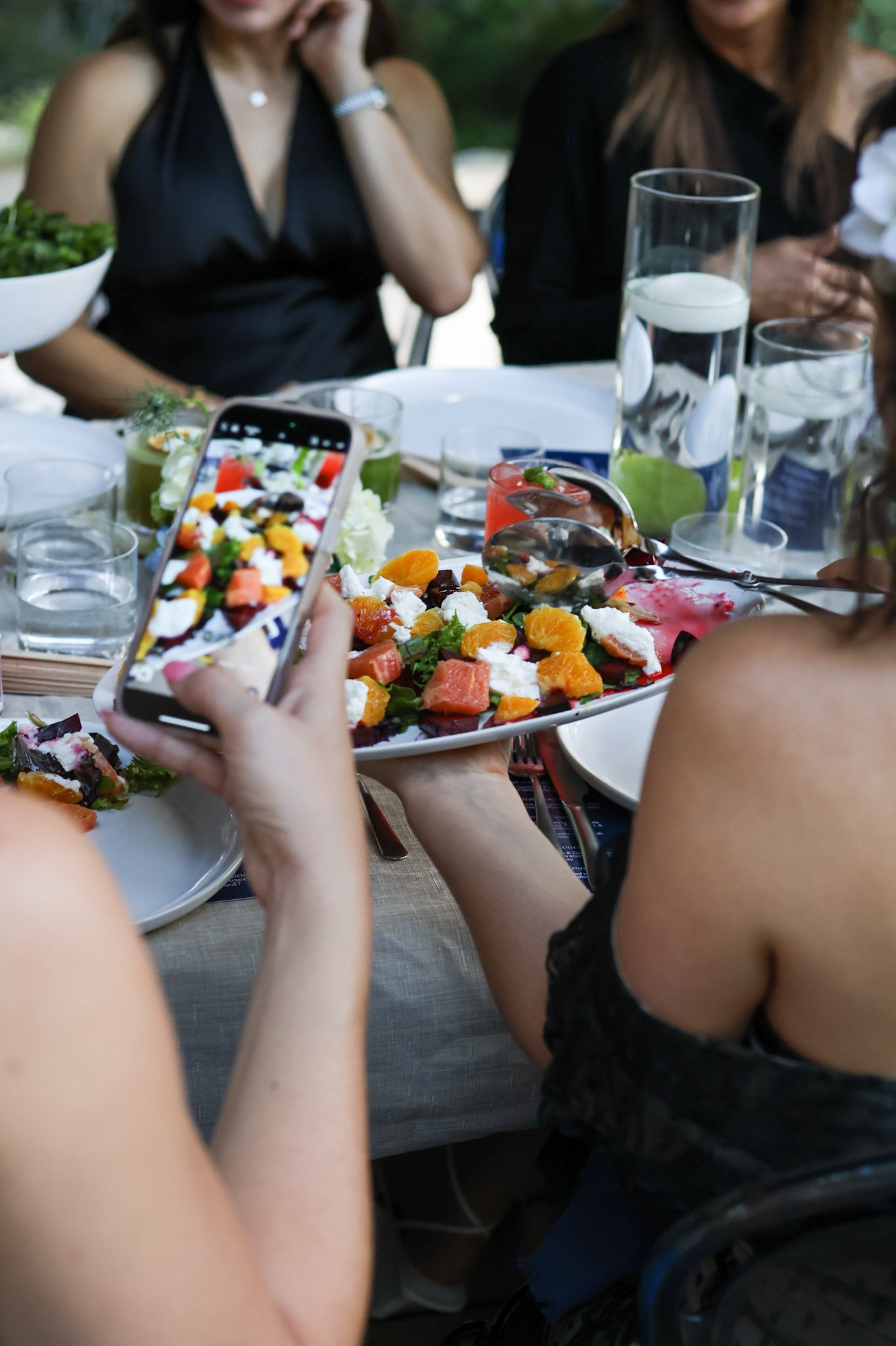 Guest capturing content, ATX Supper Club for Fable Home