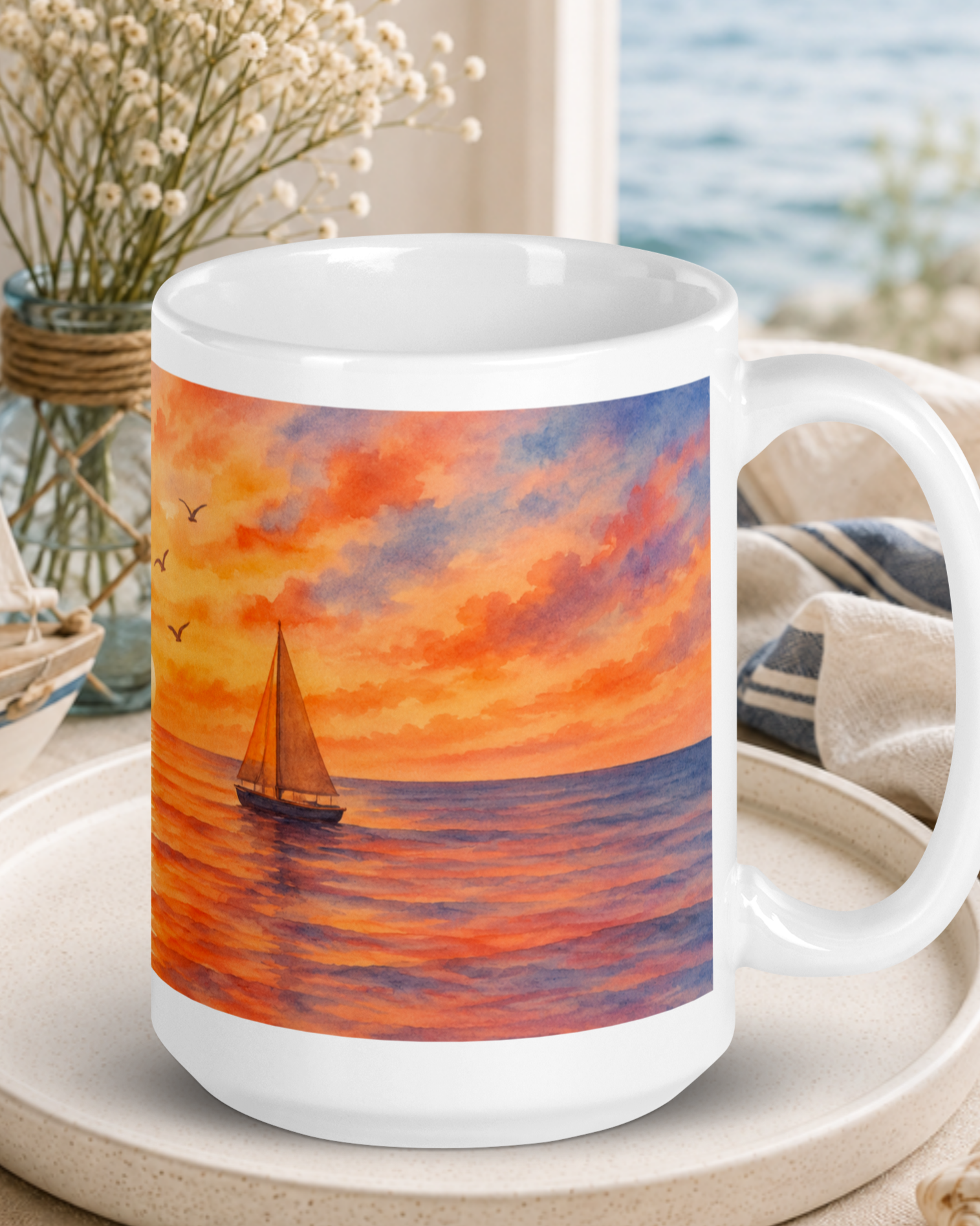 Lighthouse Sunset Sail