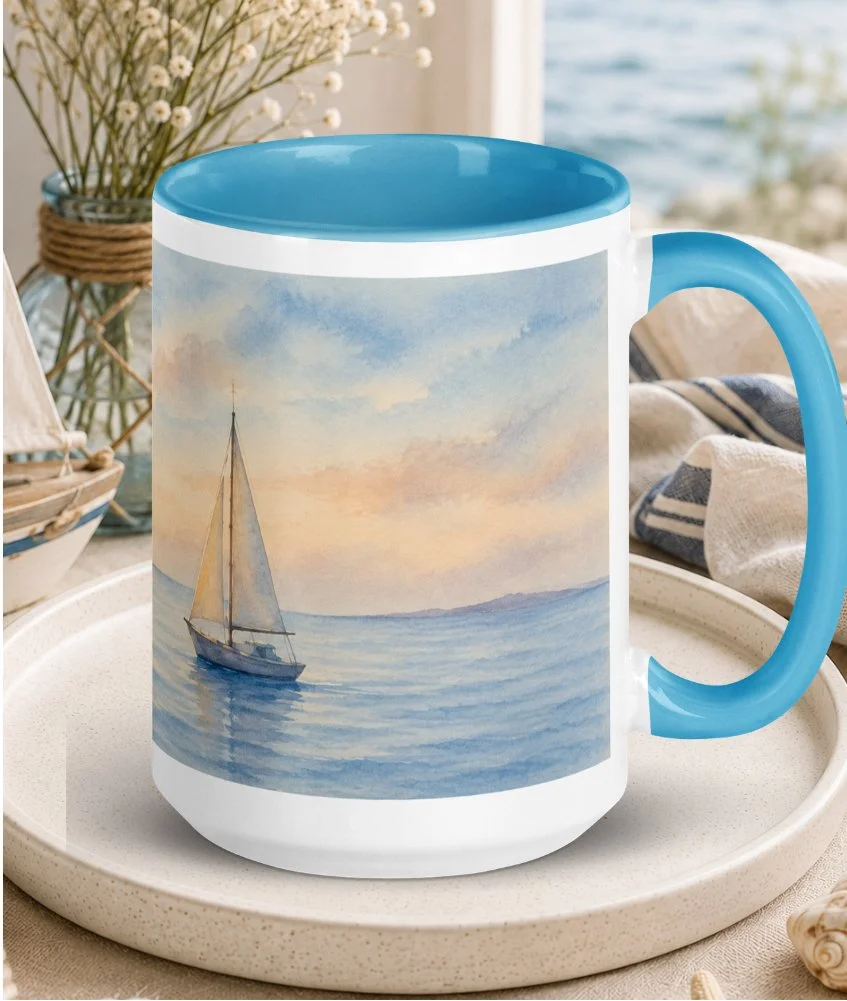 Tranquil Morning Tide Mug 15oz