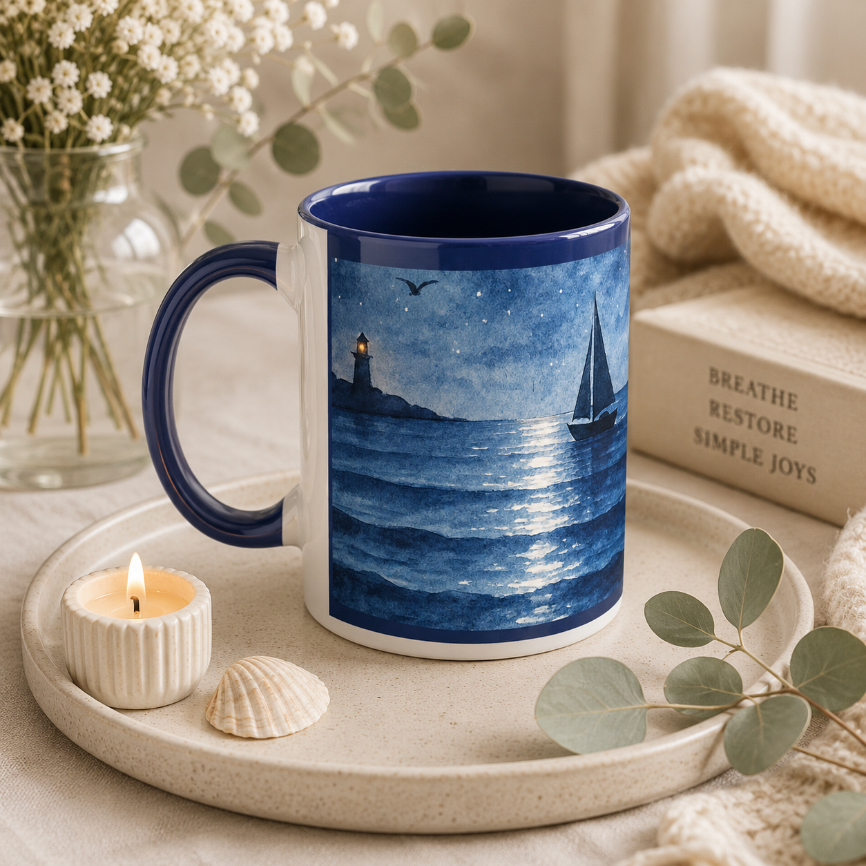 Nocturne by the Sea Mug 15oz