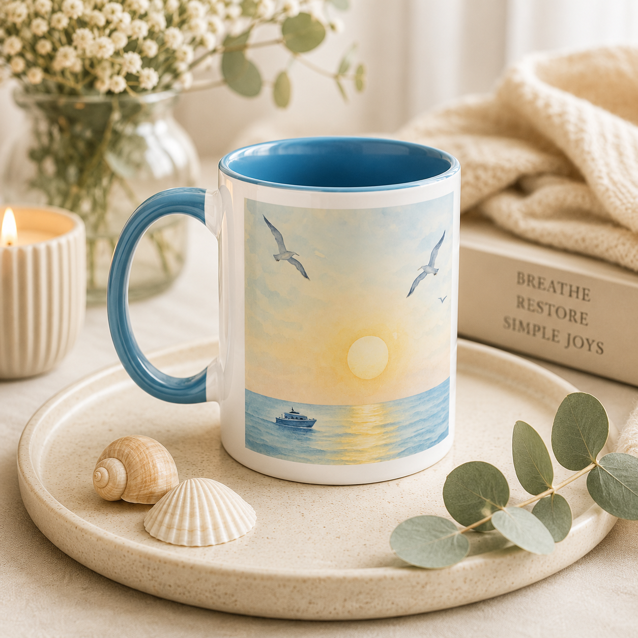 Sailing Into the Sunrise Mug 15oz