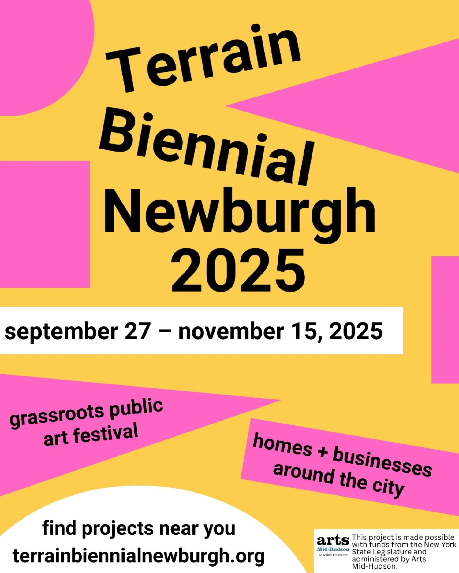 Terrain Biennial exhibition invite