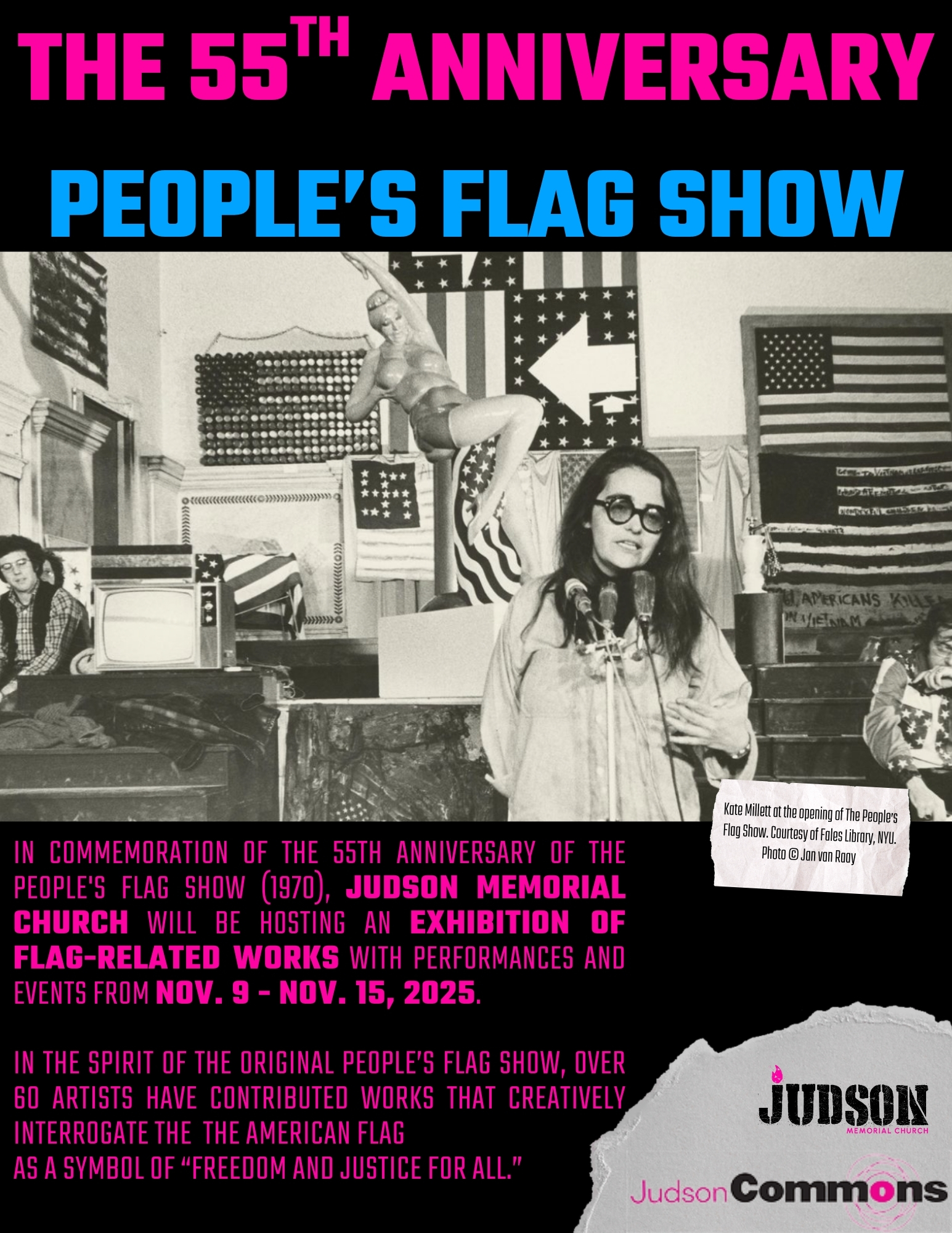 People’s Flag Show flyer
