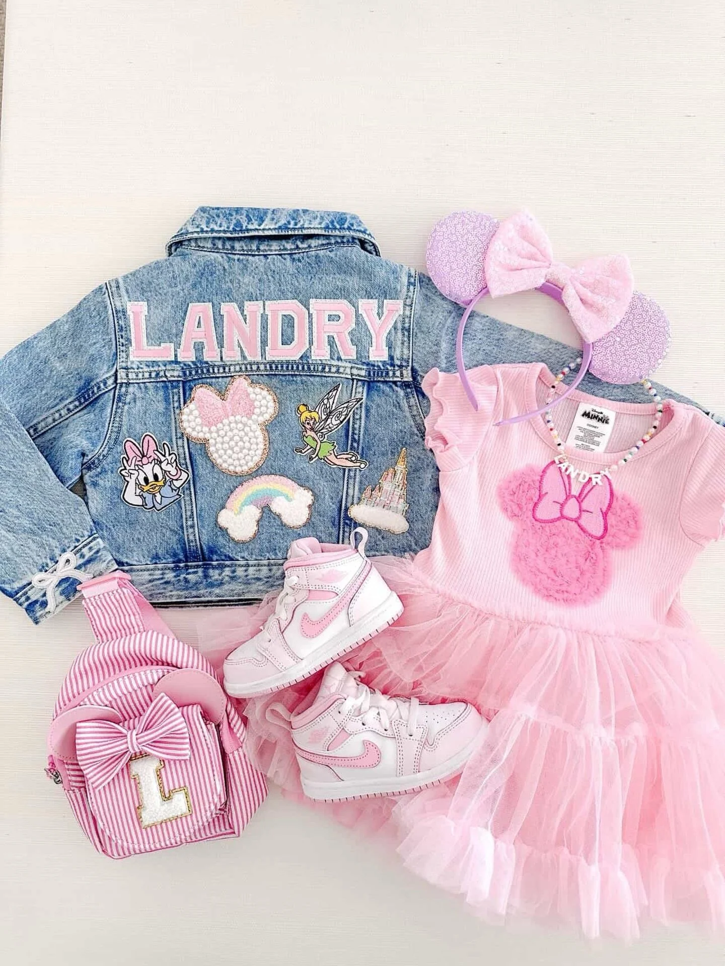 Spruce up your spring and Disney wardrobe with a custom, personalized jacket ✨ The perfect statement piece for park days, vacations, birthdays, and everyday magic. 📸: @mckennableu