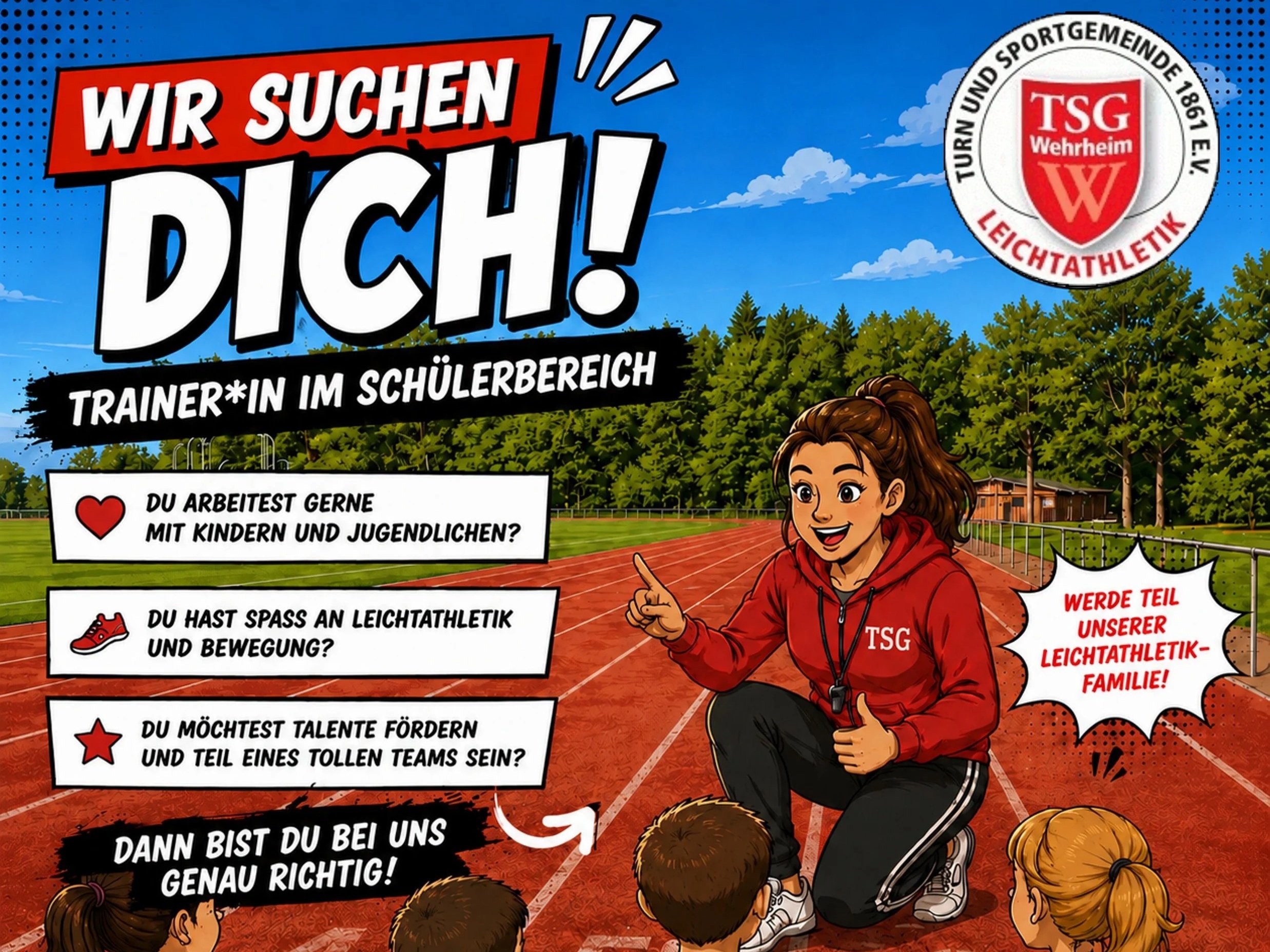 Trainerin / Trainer gesucht…