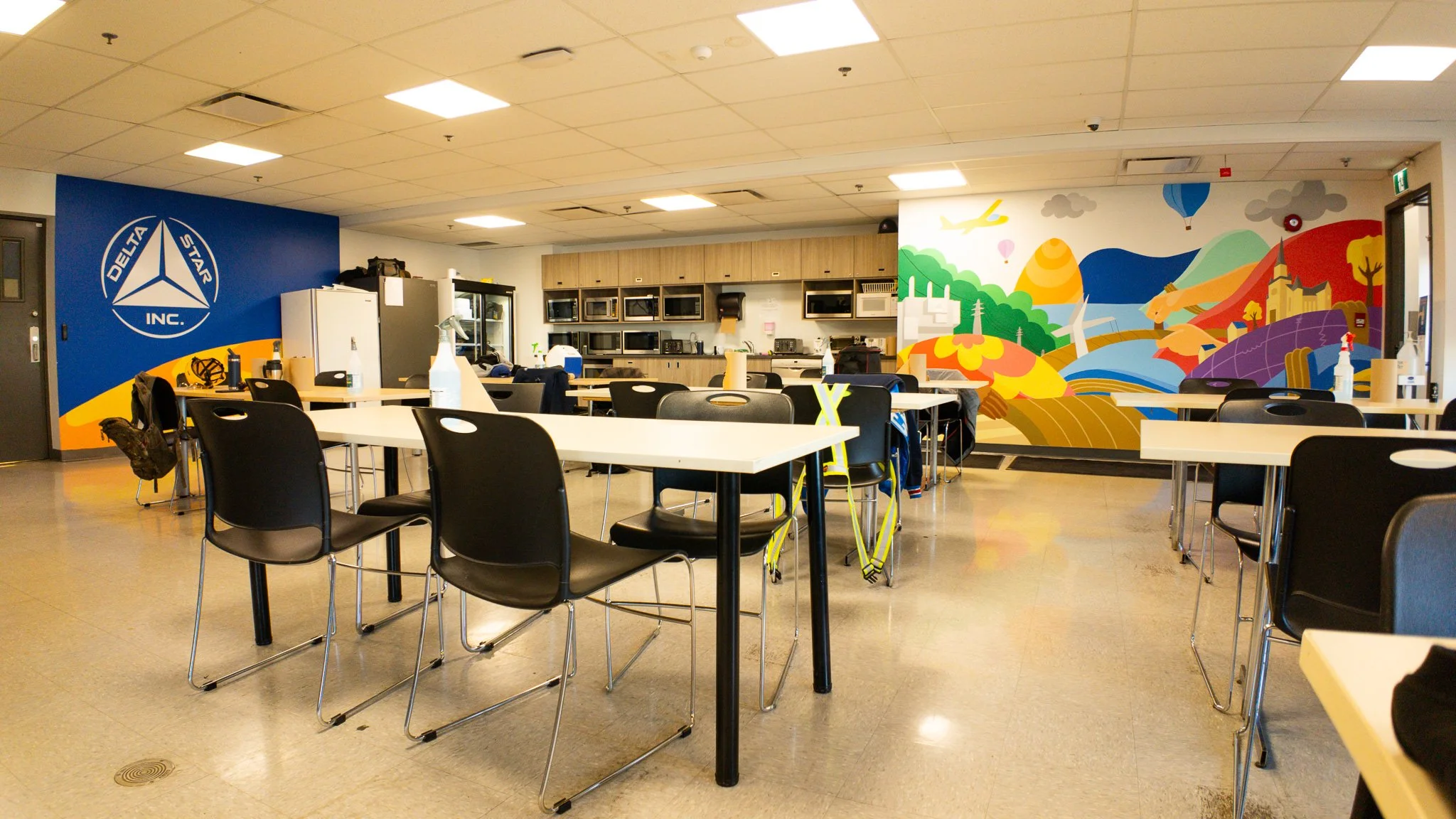 mural delta star st-jean sur richelieu