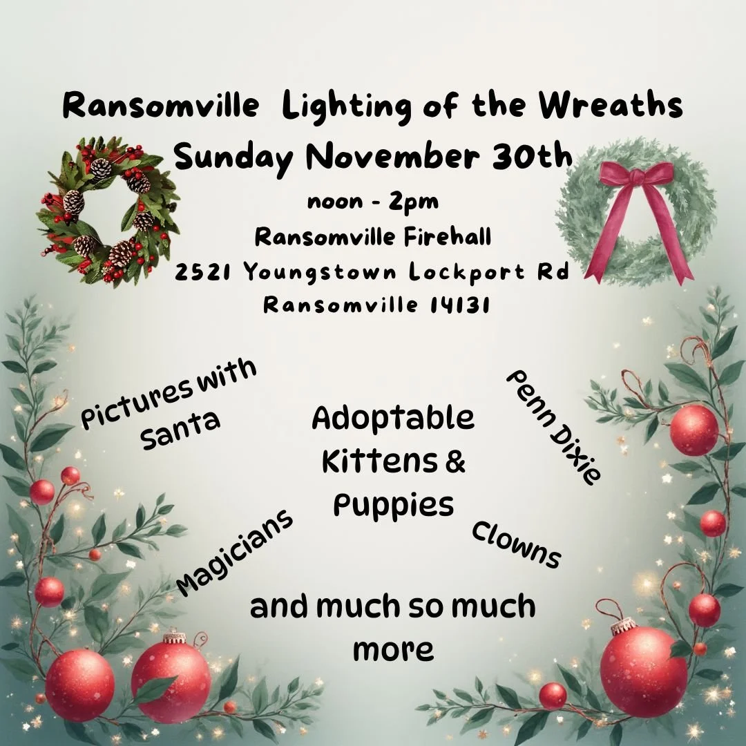 Ransomville Lighting of the Wreaths