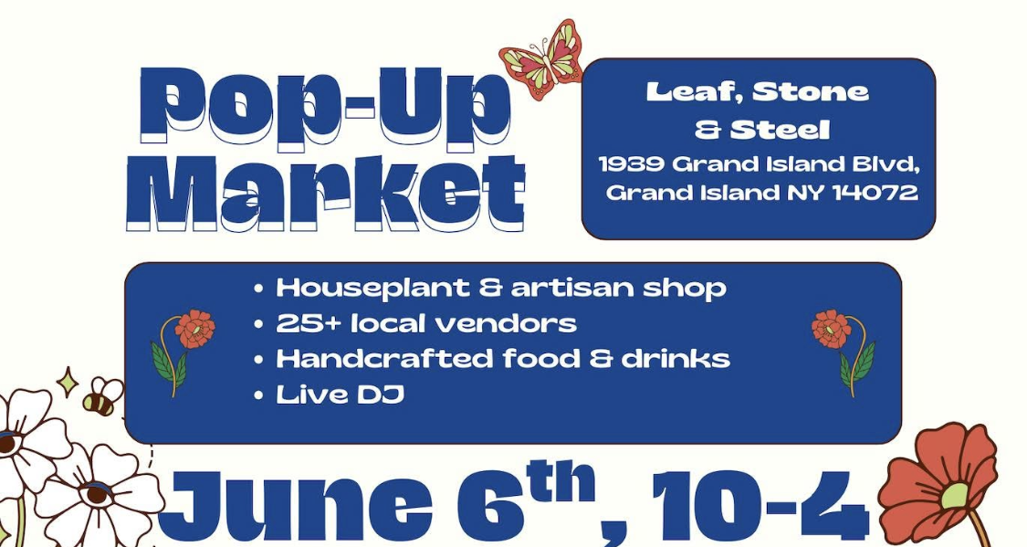 Leaf Stone and Steel Pop Up Market