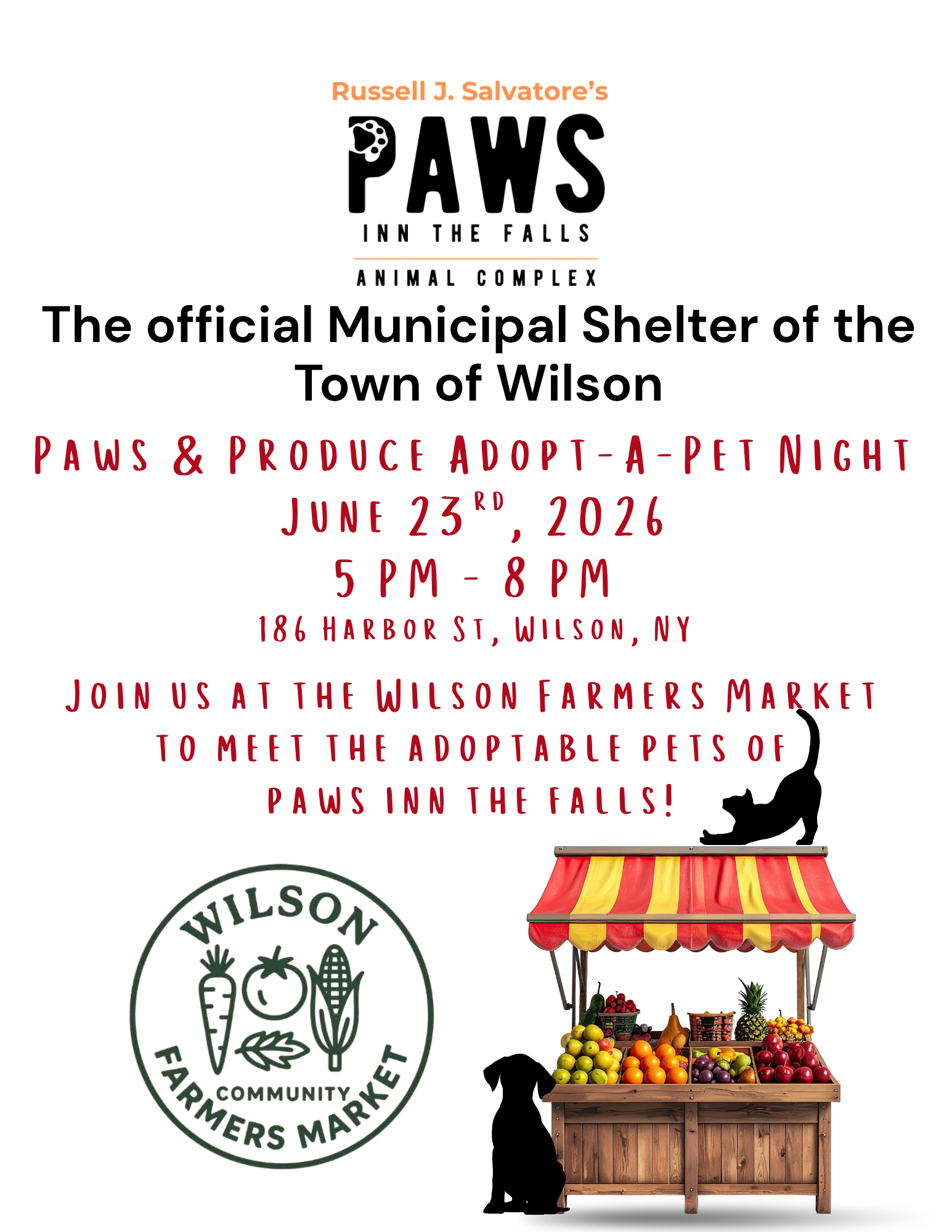 Paws & Produce Adopt a Pet Night