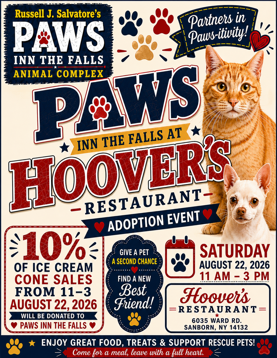 Paws at Hoovers Event