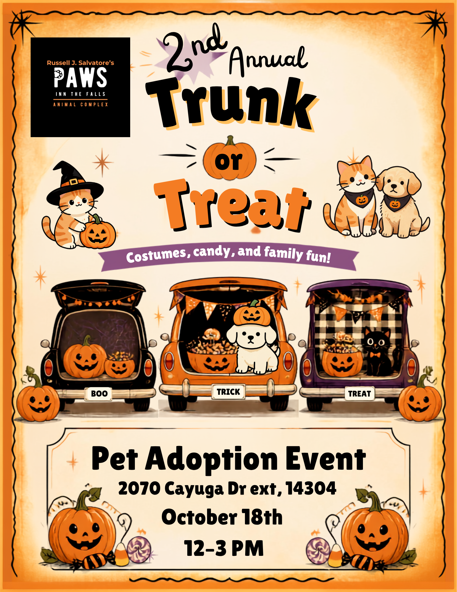 Trunk or Treat Pet Adoption