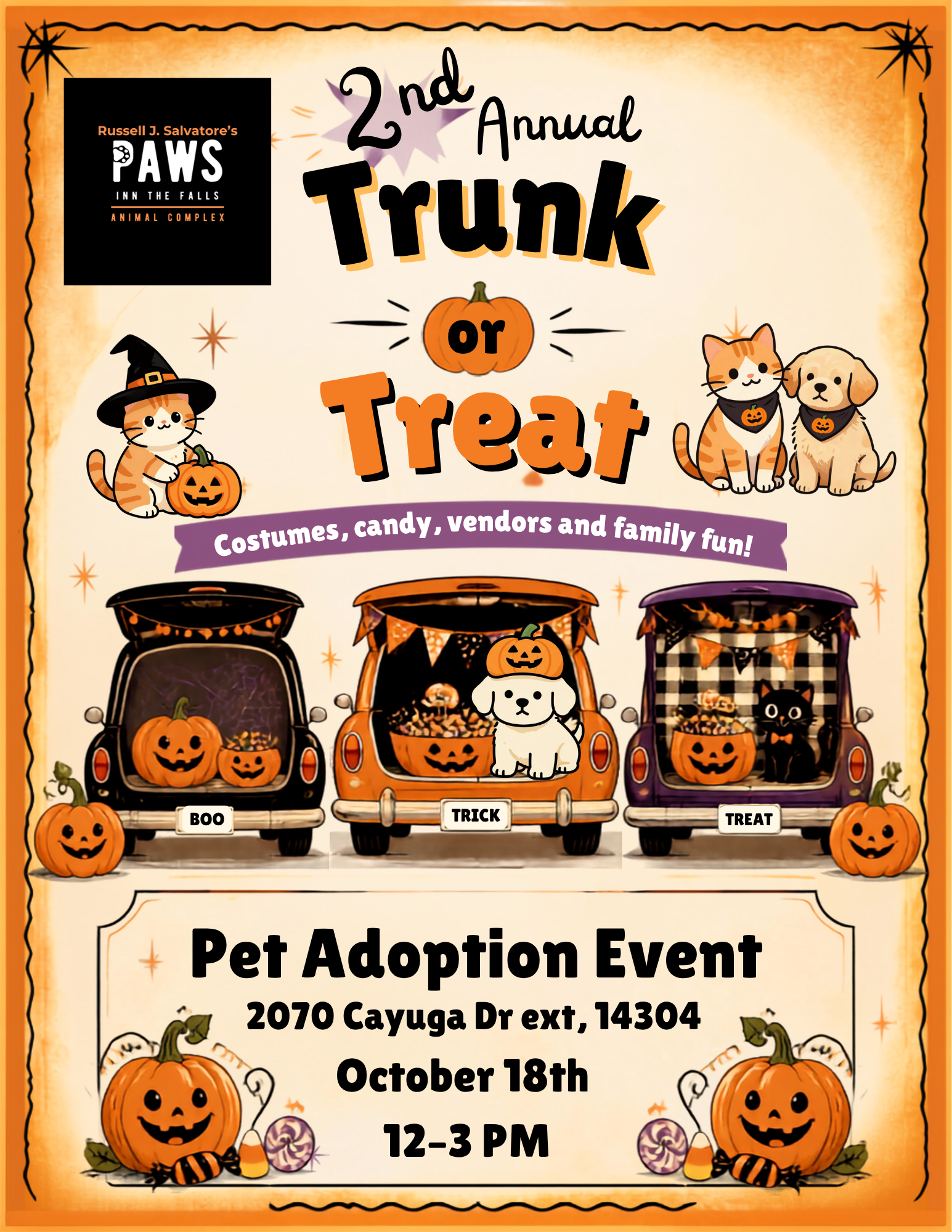 Trunk or Treat Pet Adoption