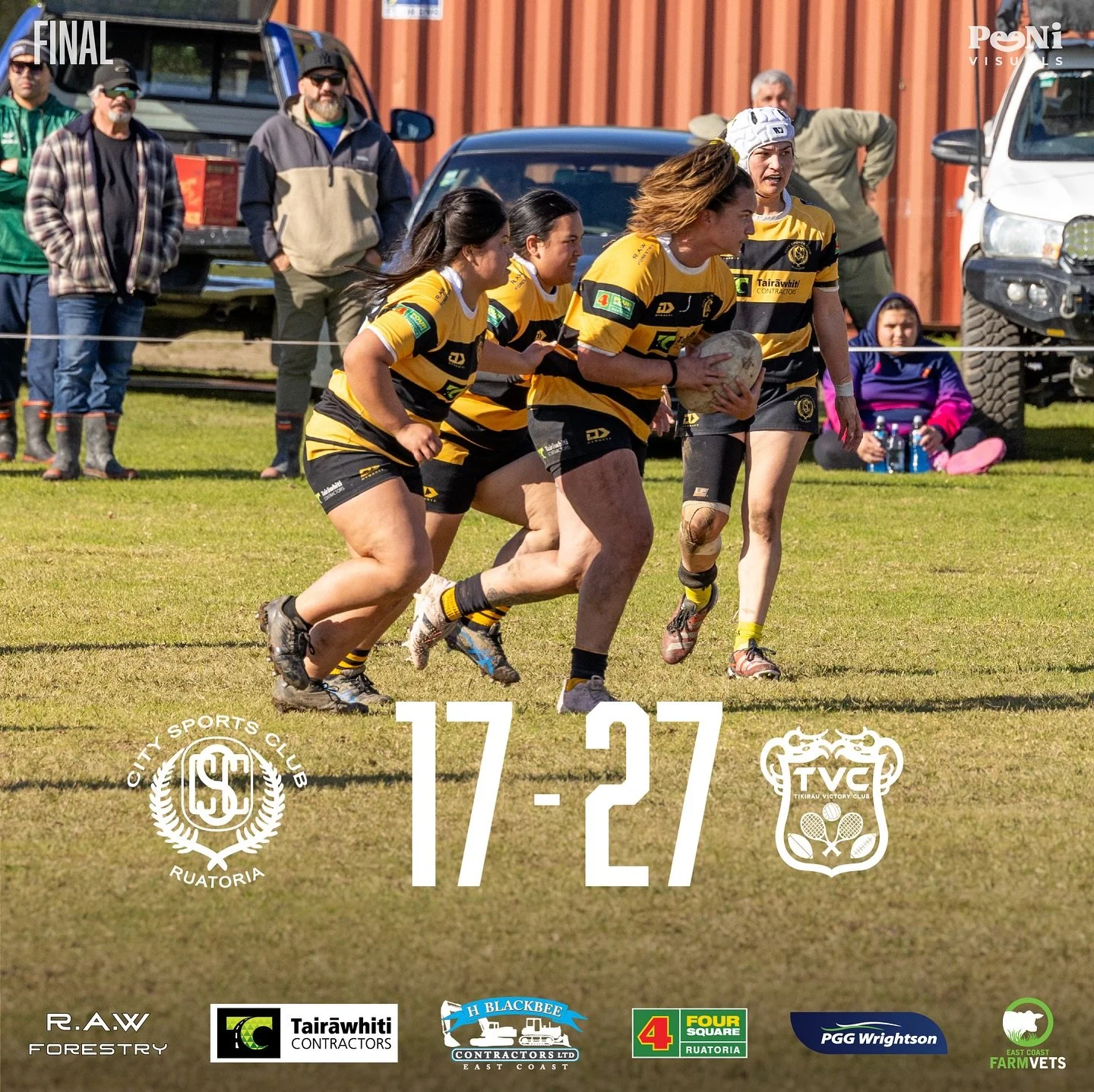 What a szn from our ladies. From the bottom of the table, to the finals! Not the result they were after but we&rsquo;re so proud. C.I.T.Y! 💛🖤

Congratulations @tihirauvictoryclub on a great game 🤝🏽