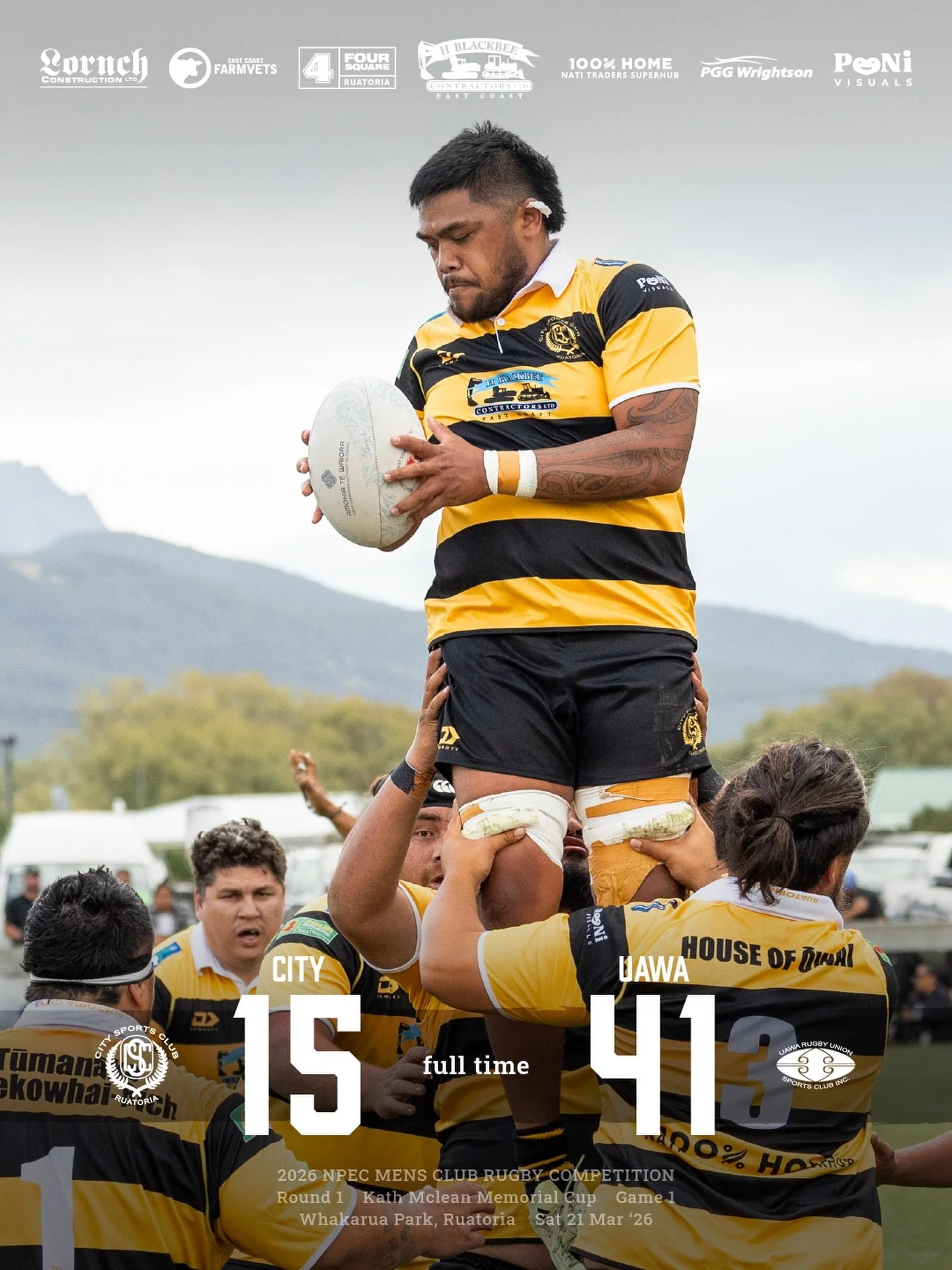 Tough result for our men against @uawa_sports_club, but full credit to them for a hard-fought game. Appreciate the battle 🤝

What stood out most was Whakarua Park packed. Clubs from across the coast showing up, backing their teams, and getting in be