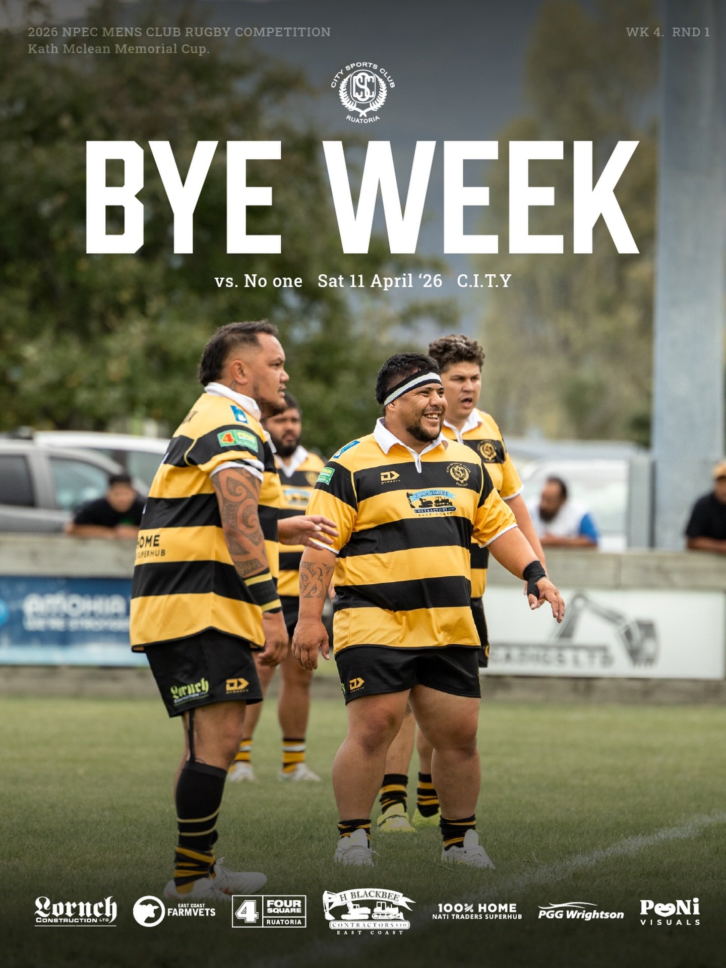 BYE WEEK - time to recharge for next week&rsquo;s double header at home. See you there 🫡 

🆚 No one
🌗 Sat 11 Apr &lsquo;26
📍 Noho ki te kainga

#clubrugby #ruatoria #ruatoriacity #grassrootsrugby