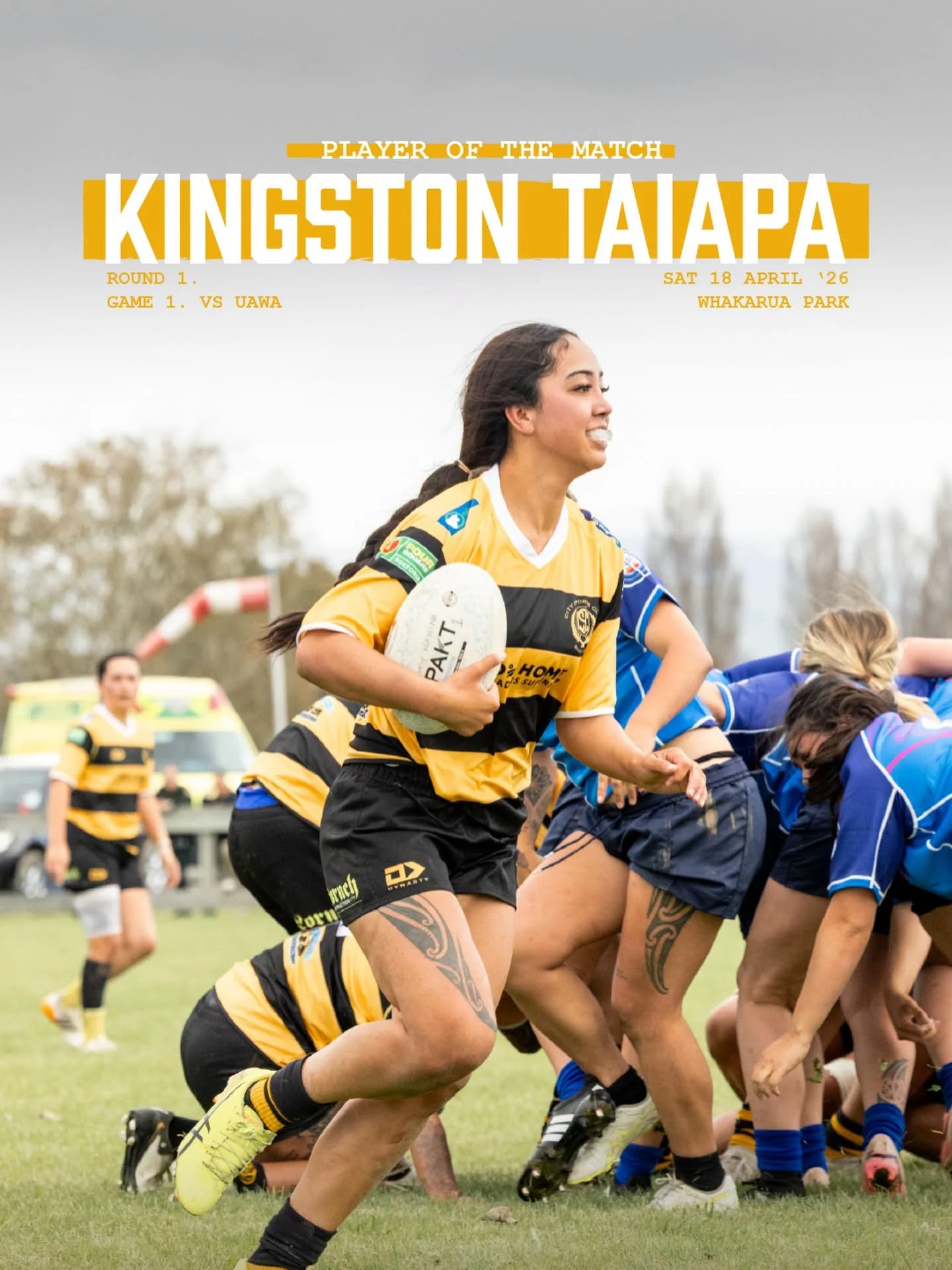 Ruatoria City Womens Player of the Match - Round 1: Game 1 vs Uawa

🟡⚫️ Kingston Taiapa ⚫️🟡

Keen to sponsor our womens Player of the Match? Flick us a message 🤝🏽