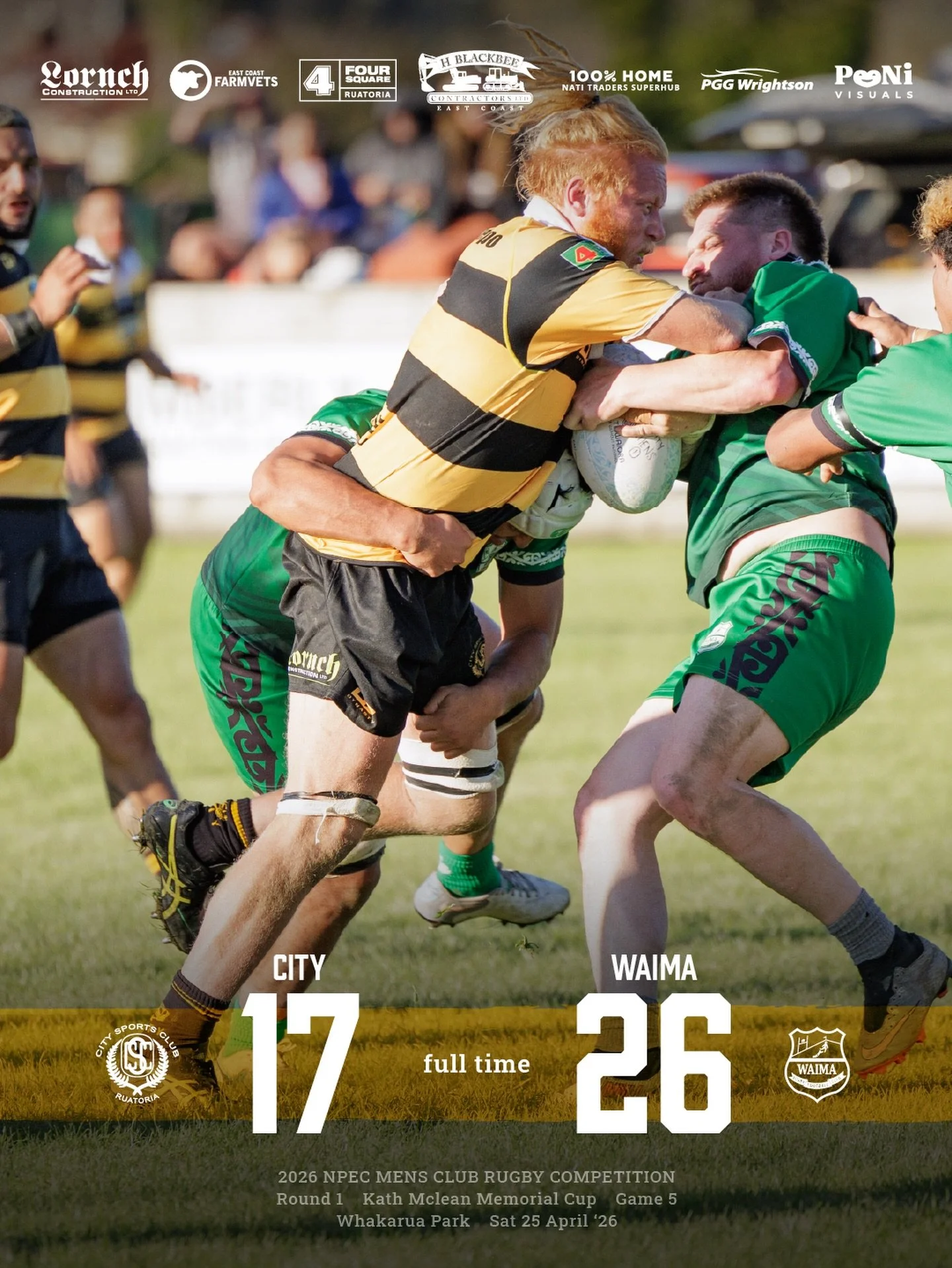 A tough loss for our men in a fast and physical battle.

Congratulations to @waimarugbyclub on taking out the inaugural Rob Tuari Memorial Trophy 🏆 🤝🏽