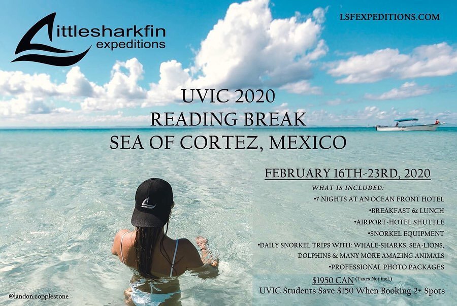 🦈 THE NEXT LSFexpedition is happening!!!🦈 We are doing a special READING BREAK SALE! We are holding an expedition from February 16th-23rd 2020.🤿🚤 This expedition is going to be full of whale sharks, sea lions, whales, dolphins, marine birds, fish