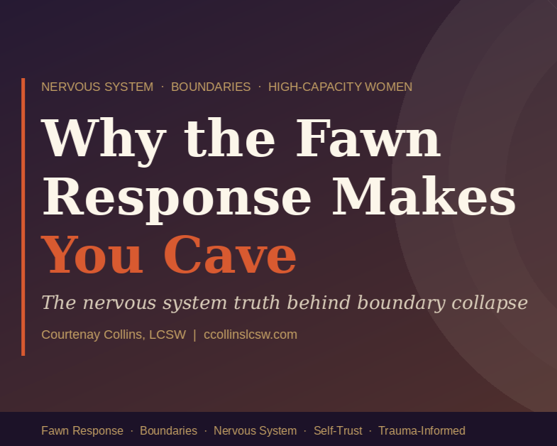 Why the Fawn Response Makes You Cave on Your Boundaries — Even When You Know Better