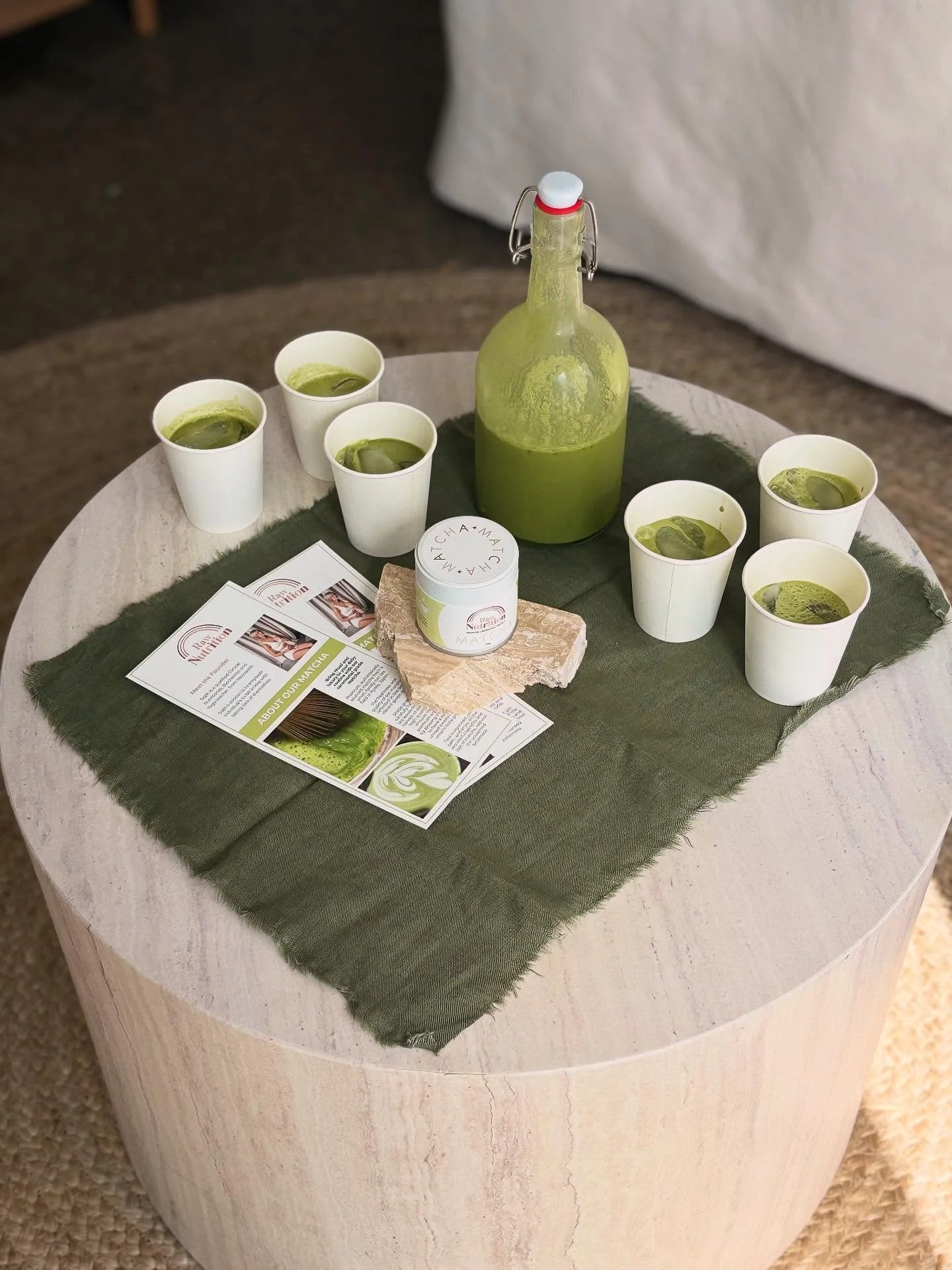 Raw Nutrition Matcha tried and tested in studio 💚 we all approve and love how smooth and tasty this product is 🍵 plus it has so many health benefits to compliment your health regime!