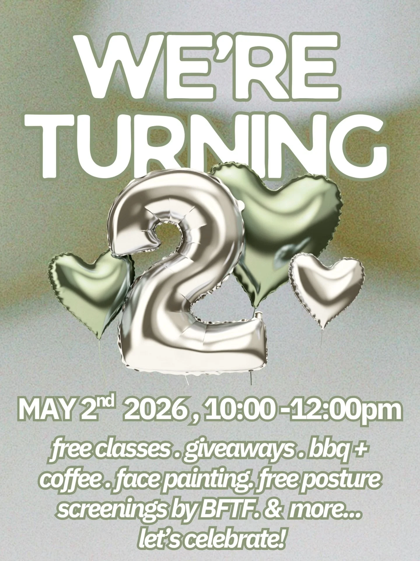 IT&rsquo;S OUR BIRTHDAY! And we want to celebrate with YOU ✨🤍 

Join us in the studio on Saturday 2nd May 10:00am-12:00pm 📍 1008B Nelson Bay Rd, Fern Bay NSW

How are we celebrating? By giving back! 

- 2x Free Express Reformer Pilates Classes, 10: