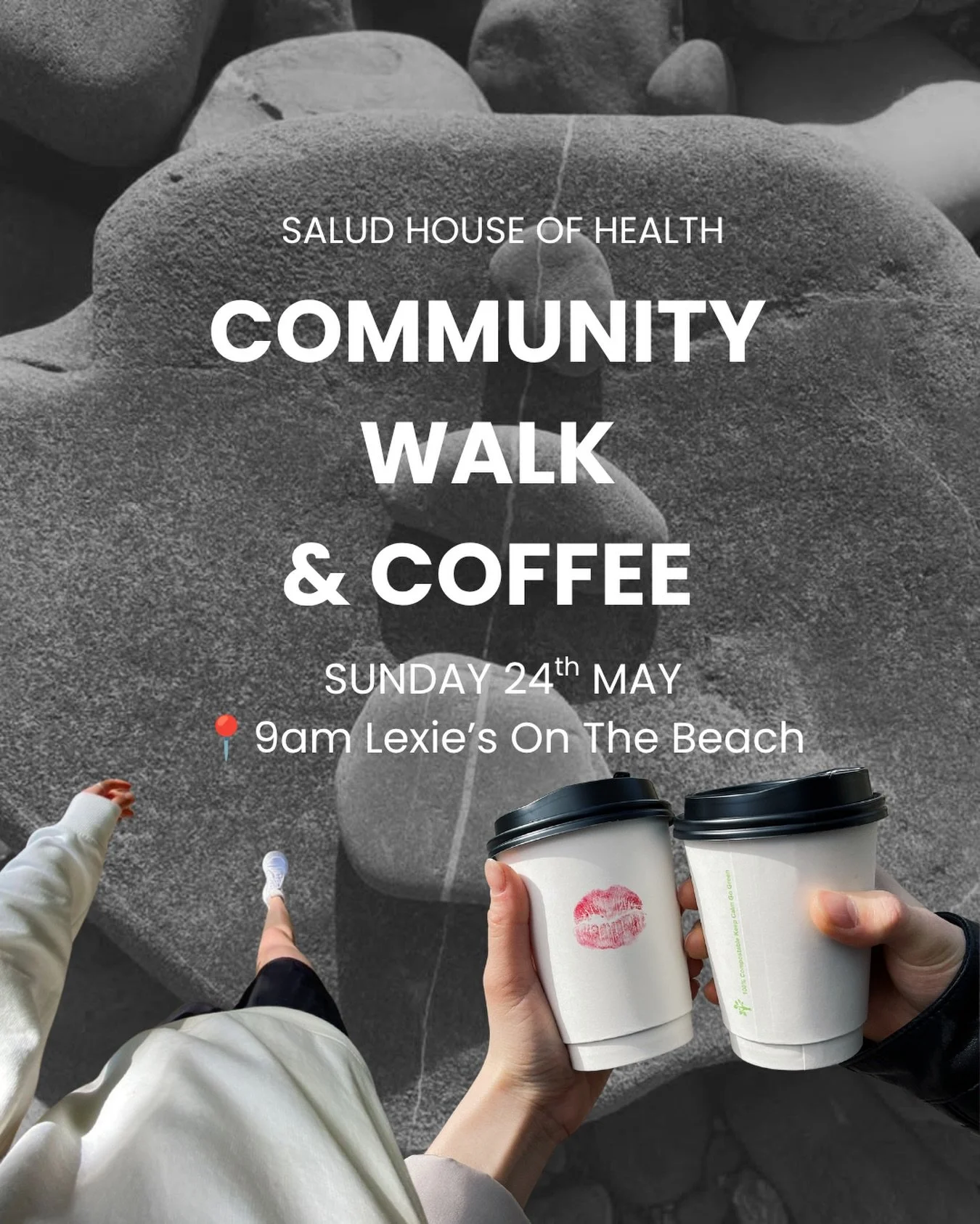 Come hang with us this Sunday 24th May 9am 🙂&zwj;&harr;️ 
📍 Meeting at @lexies.onthebeach to walk Stockton Breakwall before heading back to Lexies for a coffee &amp; a yap. 

Everyone is welcome, members, first timers, locals, your doggo, your mum 