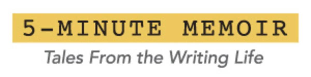 5-Minute Memoir logo with the subtitle 'Tales From the Writing Life'