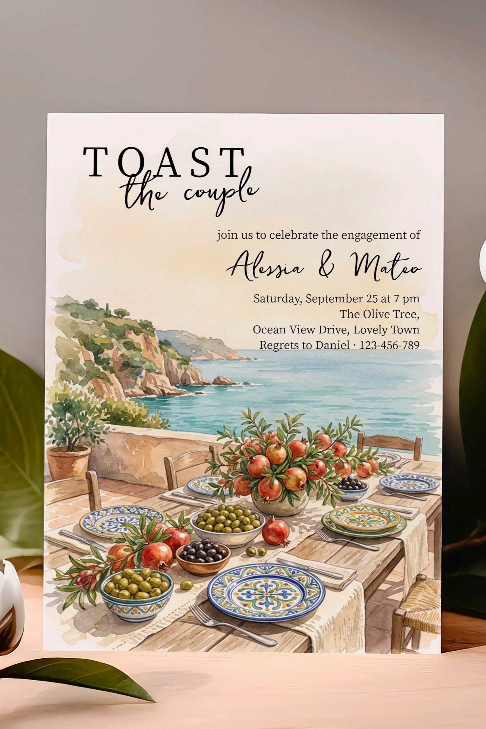 Mediterranean+Pomegranate+Olives+Engagement+Party+Invitation.jpg