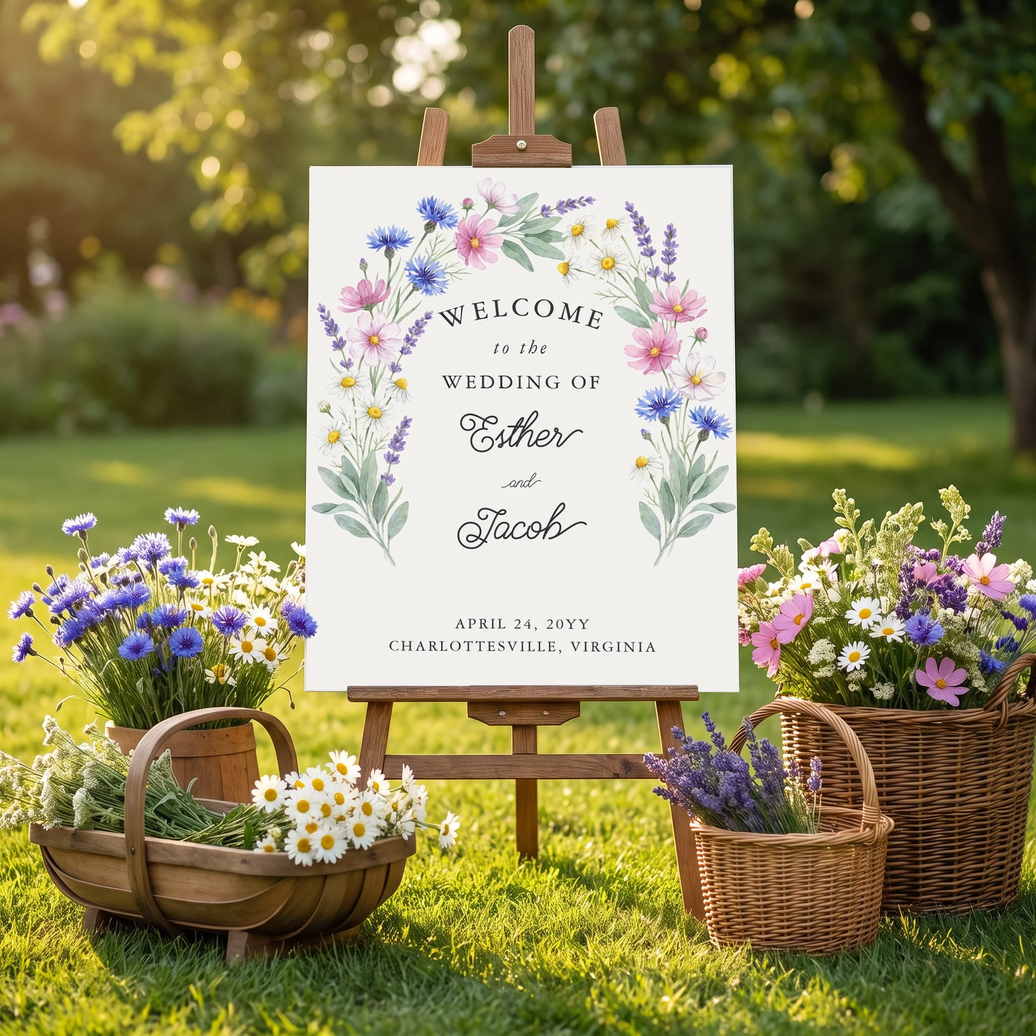 Wedding Welcome Sign