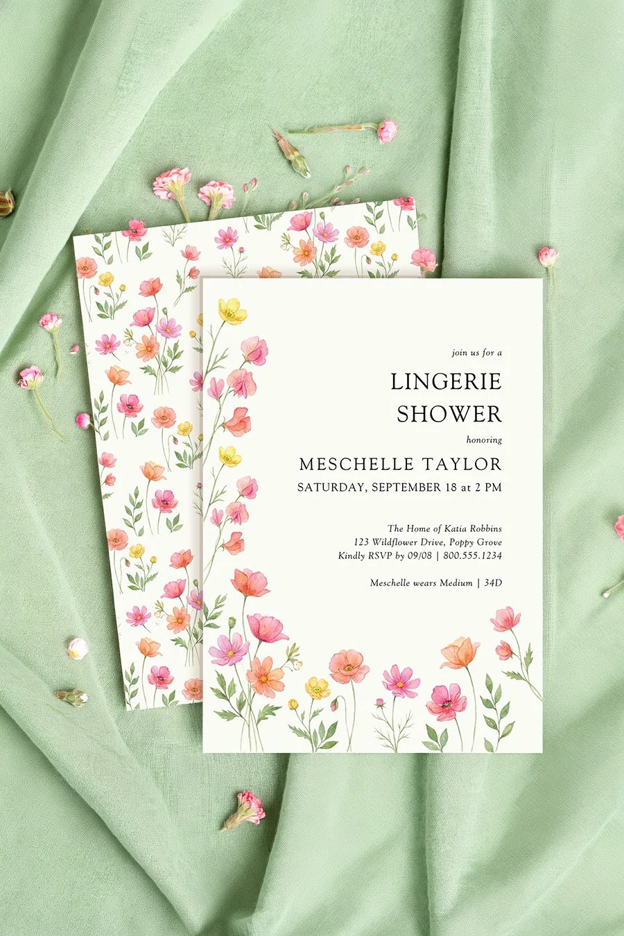 Wildflower bloom lingerie bridal shower invitation.jpg