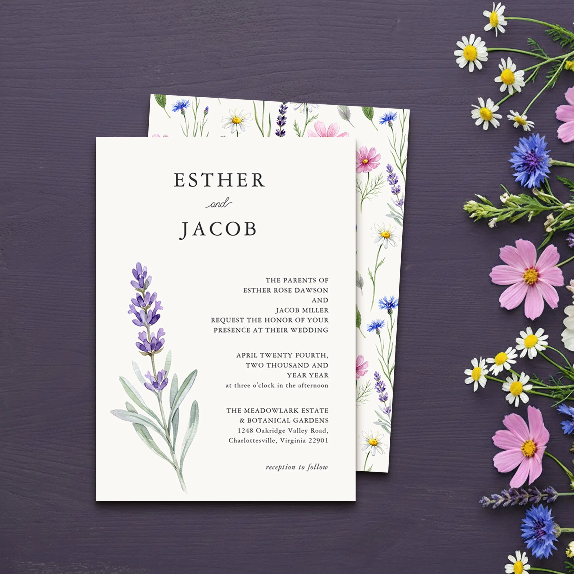 Formal Wedding Invitation