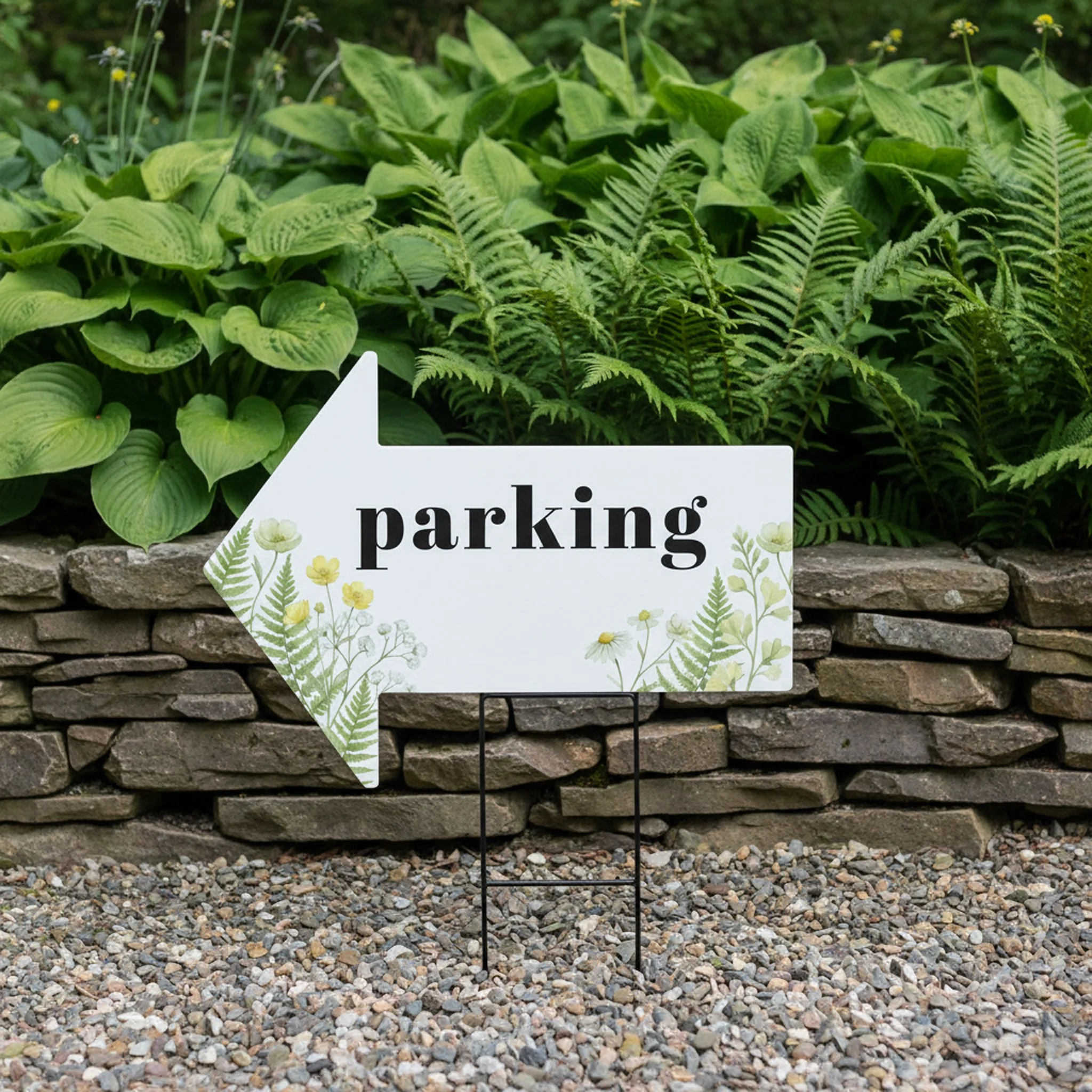 Parking sign event signage
