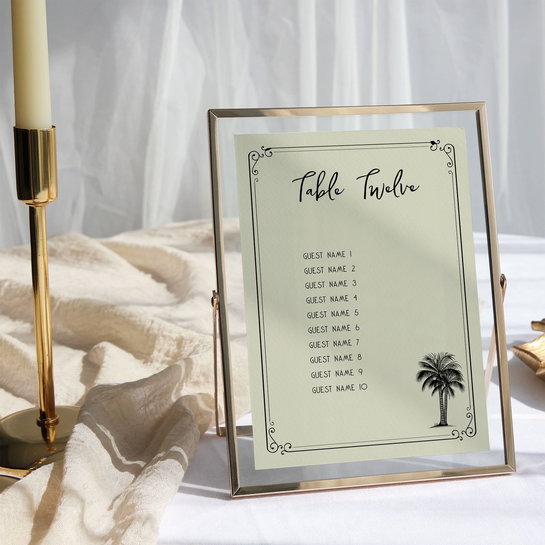   TABLE SEATING LISTS  