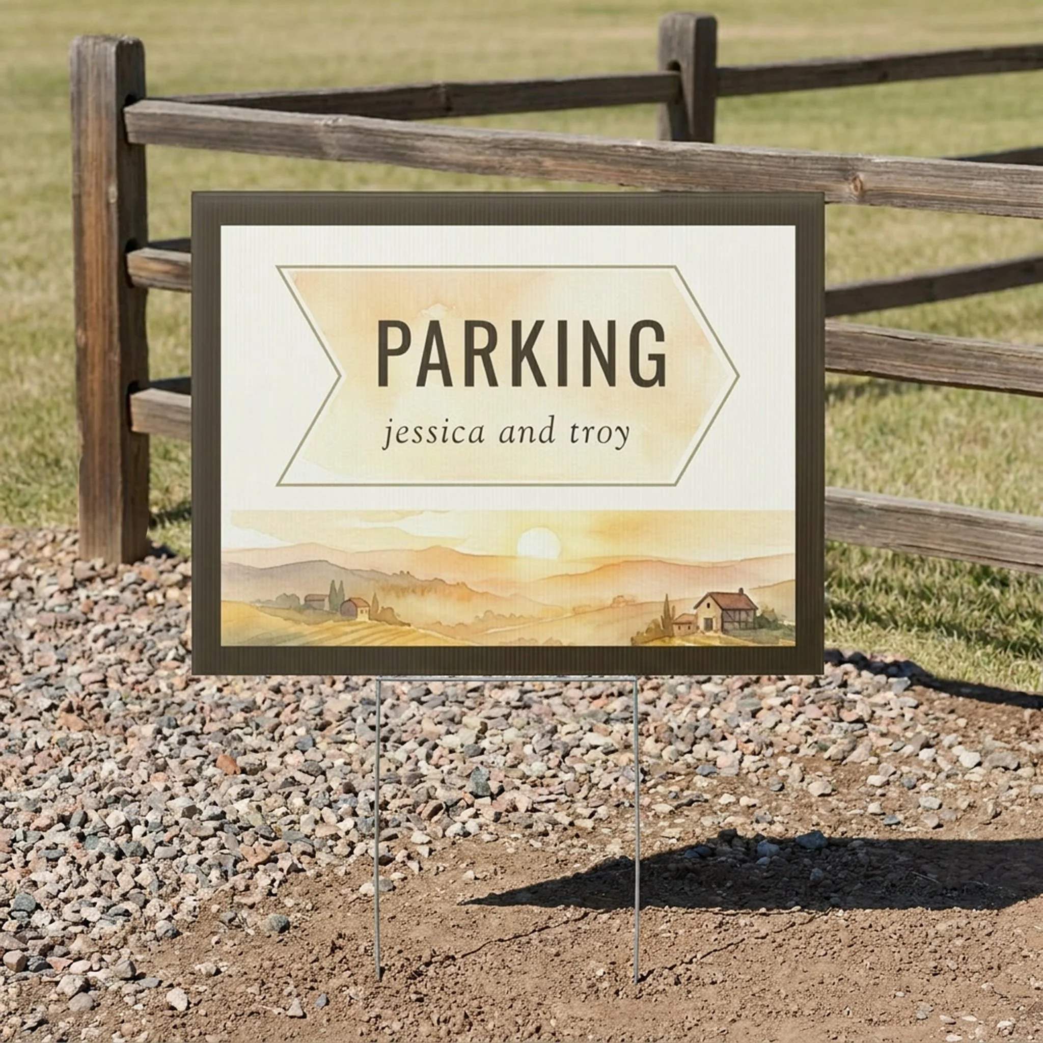Parking sign event signag
