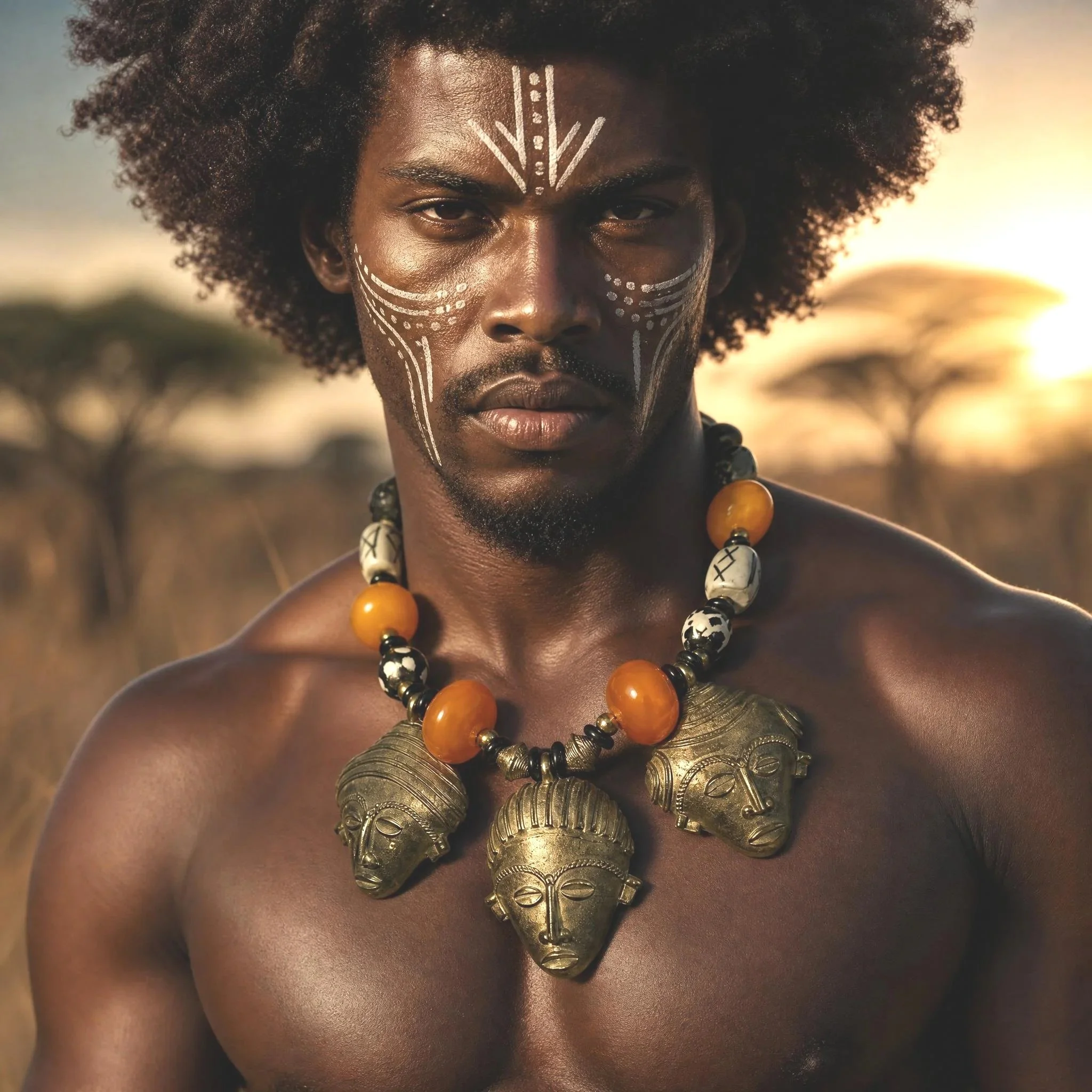 nightjar_image_Male_African_AMerican_Male_with_a_large_afro__tribal_markings_looking_fierce_and.jpg