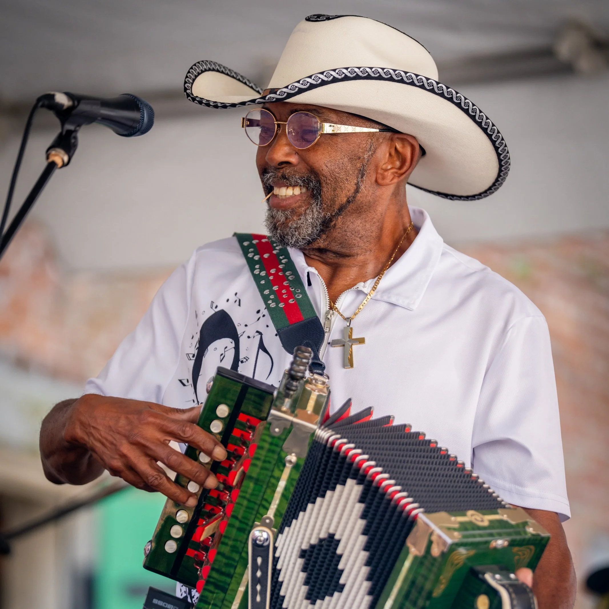 Jeffery Broussard at the American Folklife Center's 50th Anniversary Concert