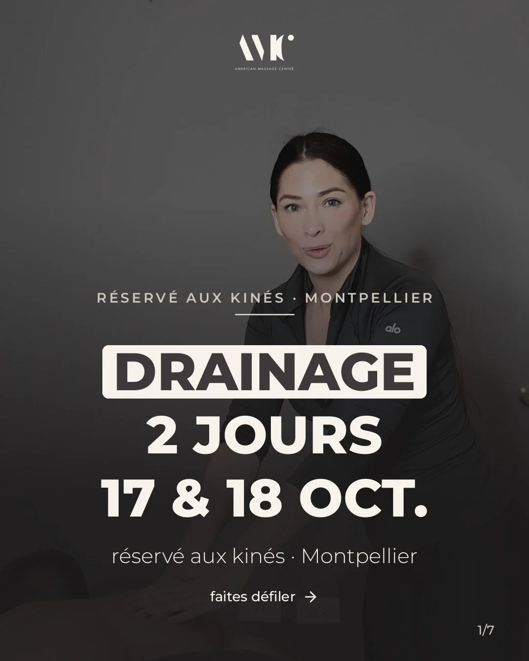 Kin&eacute;s : 2 jours pour perfectionner votre drainage et en faire une offre au cabinet.
&bull; Fondements cliniques : anatomie, &oelig;d&egrave;mes, indications
&bull; Pratique sur table : protocole complet, corrections
&bull; Cadre + offre : conv