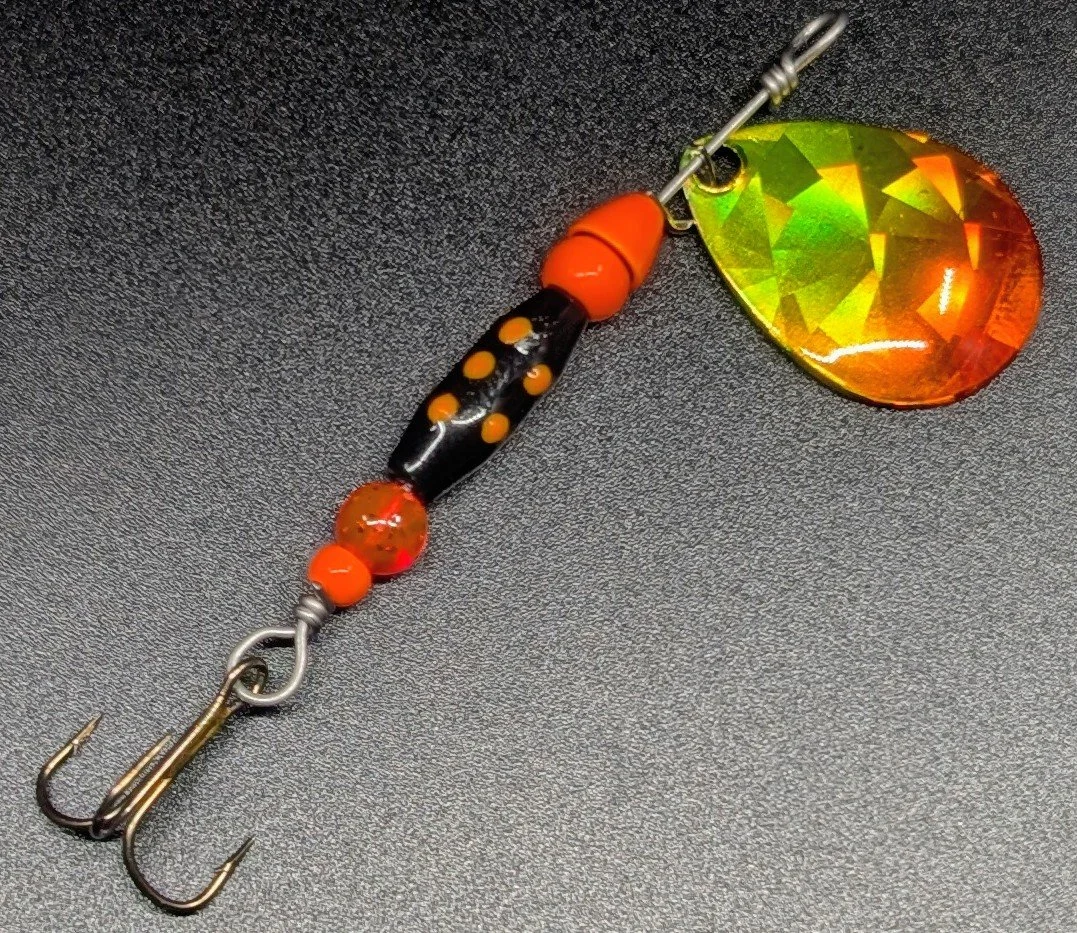 #3 Sunburst Orange GlowBug Spinner