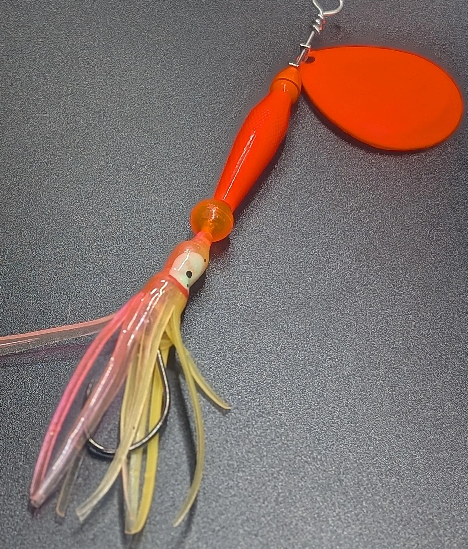 #5 Flo Orange Torpedo Spinner