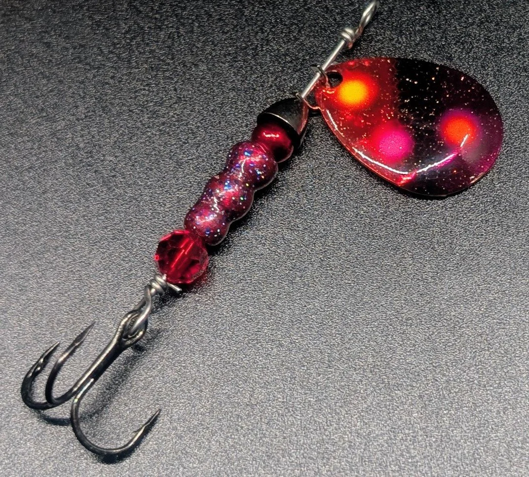 #3 Crimson Nebula Bead Ripper Spinner