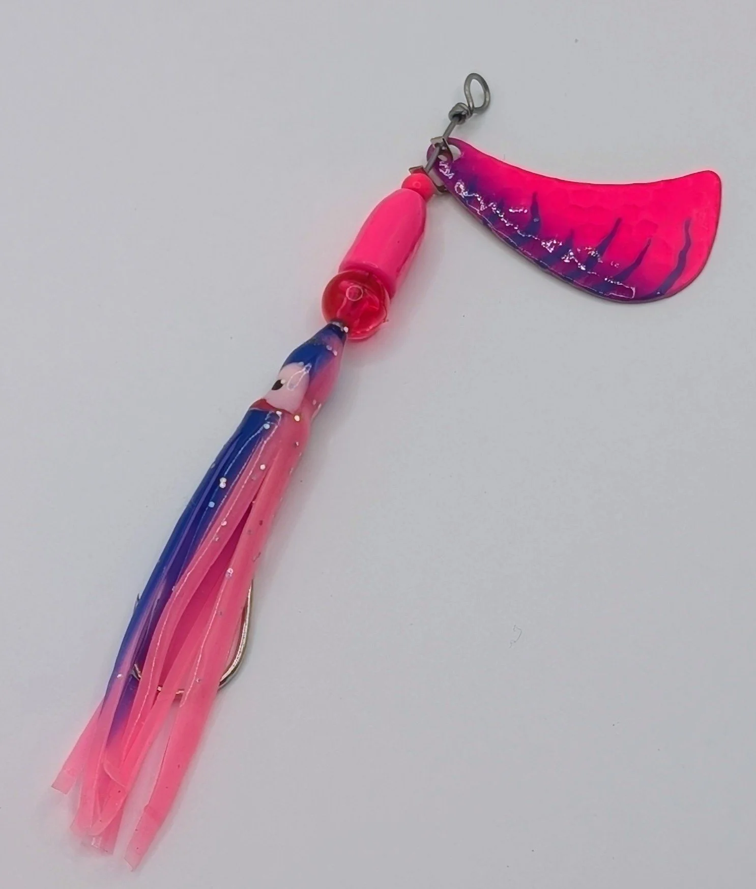 #4 Pink Candy WormWeight Spinner
