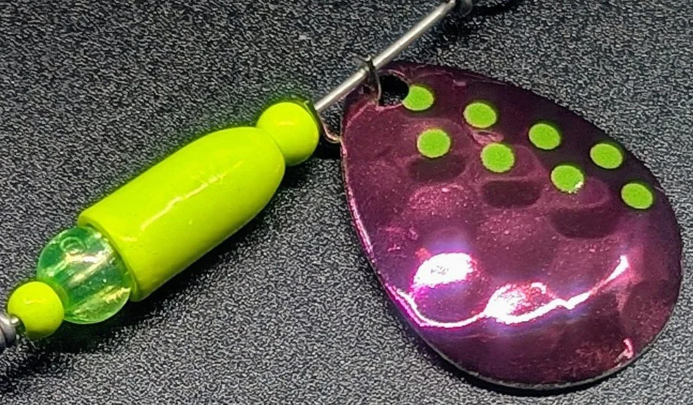 #3 Chartreuse WormWeight Spinner