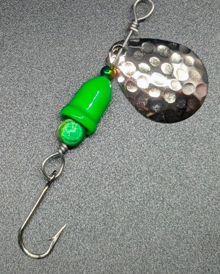 #2 Flo Green Bullet Spinner