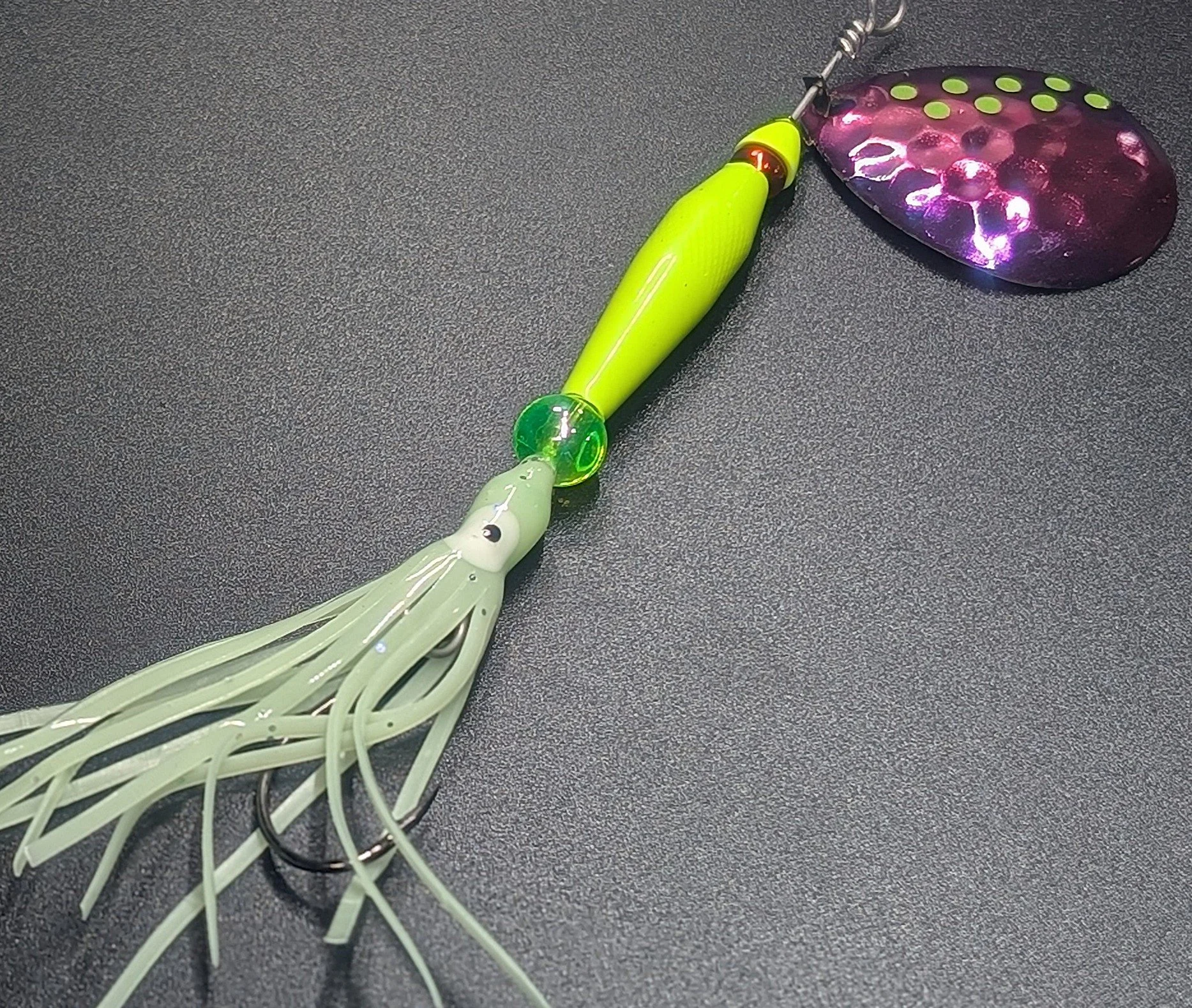 #5 Chartreuse Flash Torpedo Spinner